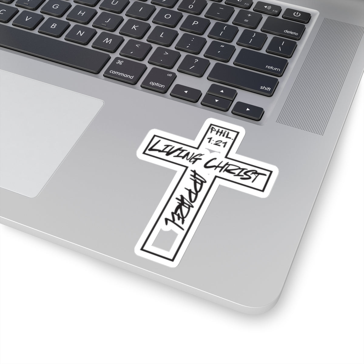 Living Christ Apparel Cross Logo Stickers