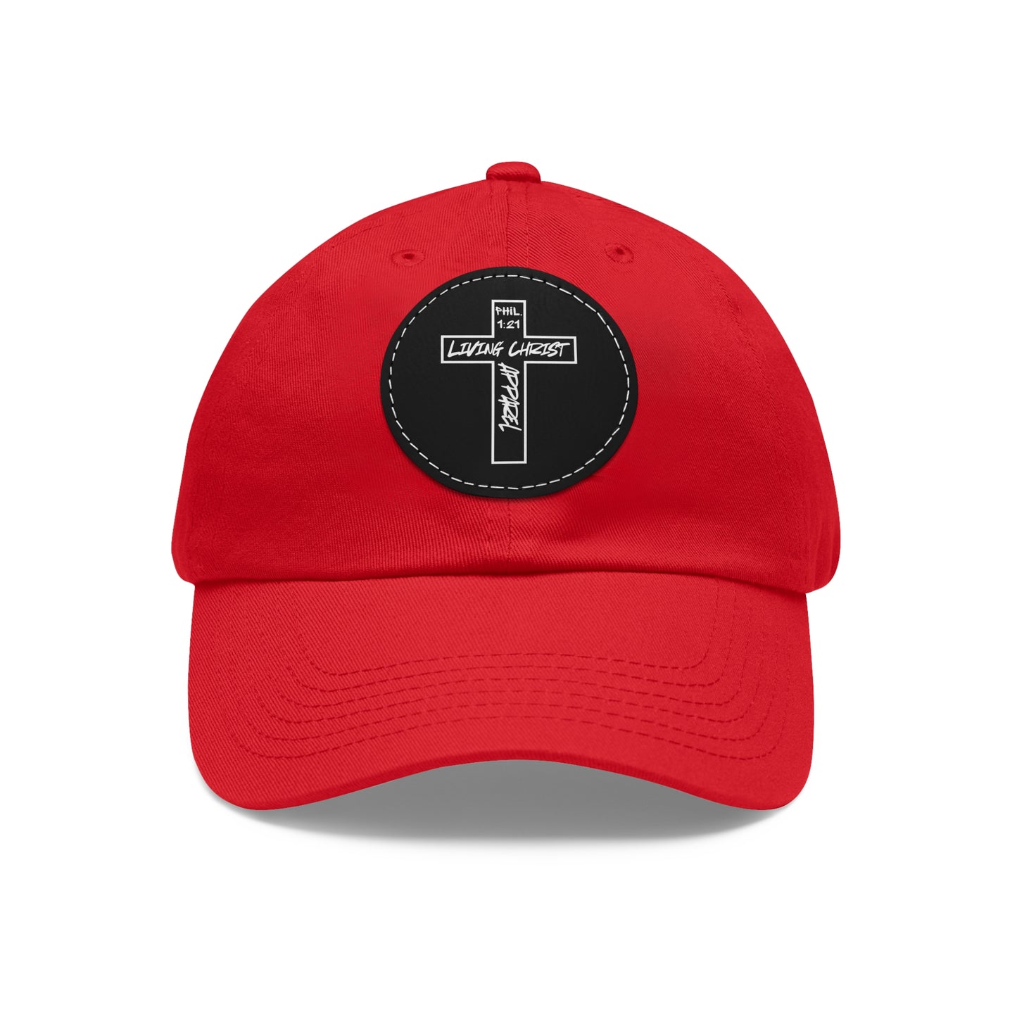 Living Christ Apparel Hat with Leather Patch