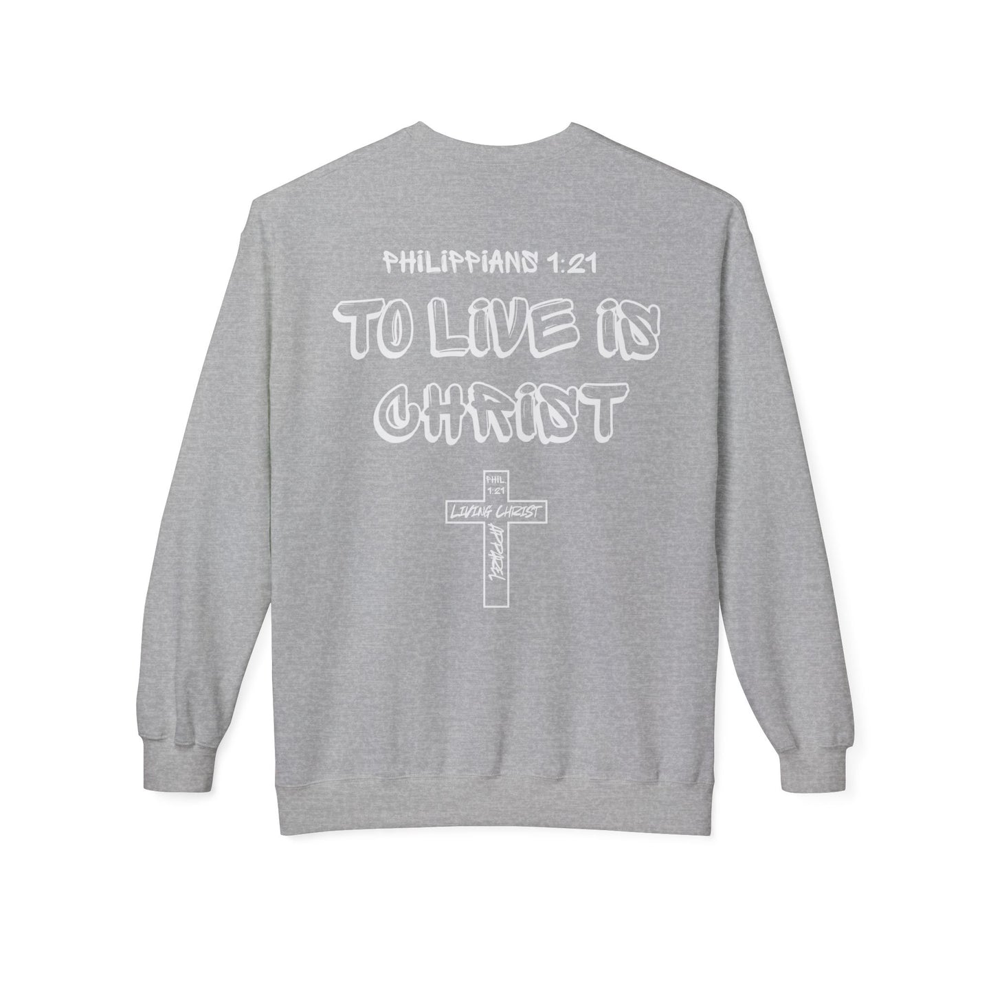 Living Christ Apparel Softstyle Fleece Crewneck Sweatshirt