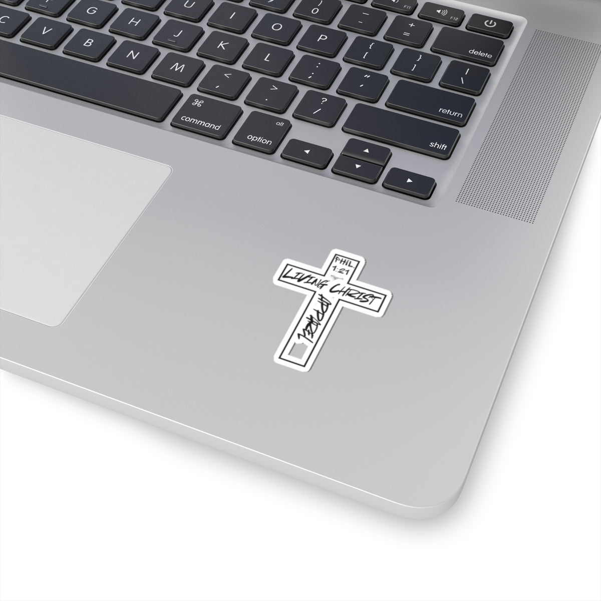 Living Christ Apparel Cross Logo Stickers