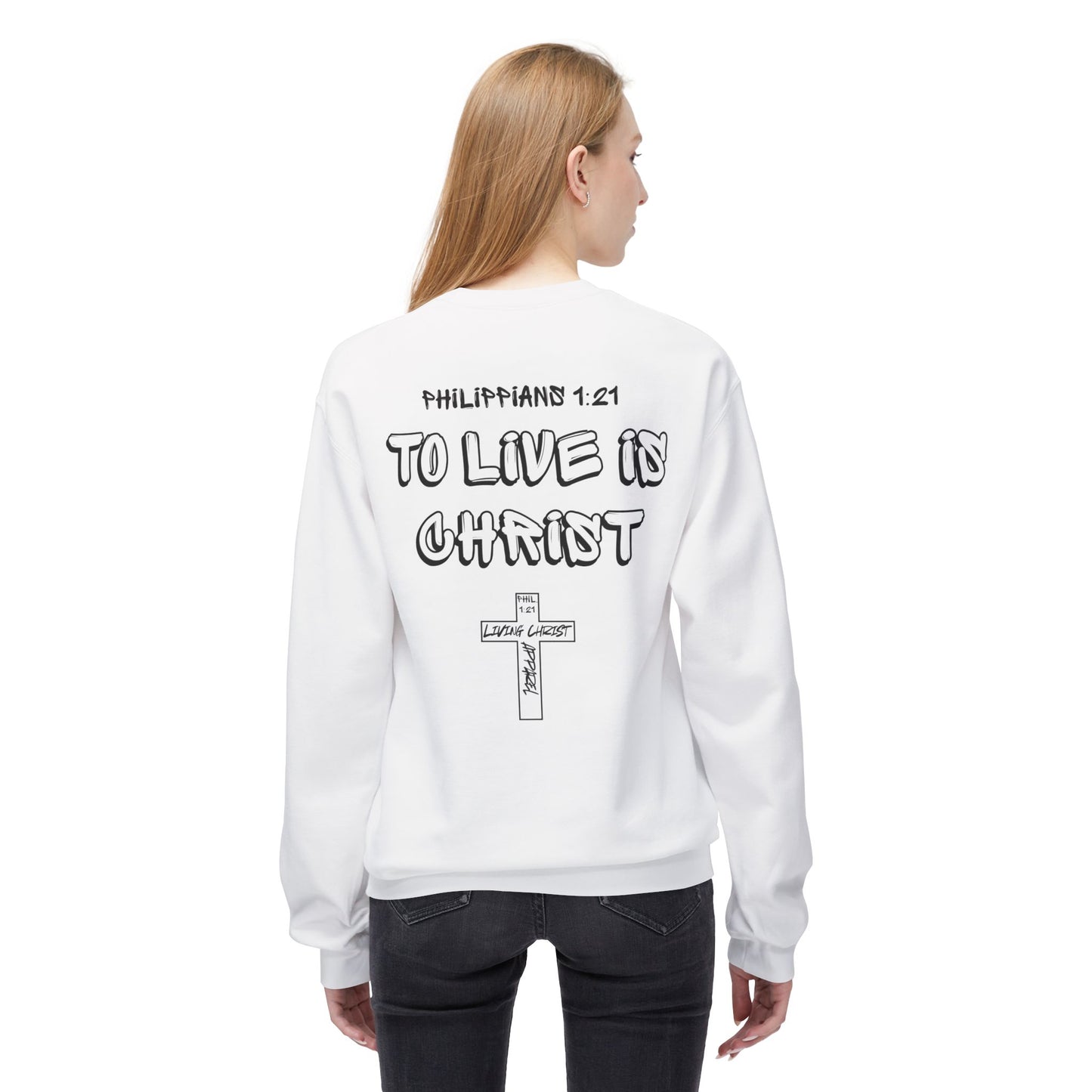 Living Christ Apparel Softstyle Fleece Crewneck Sweatshirt