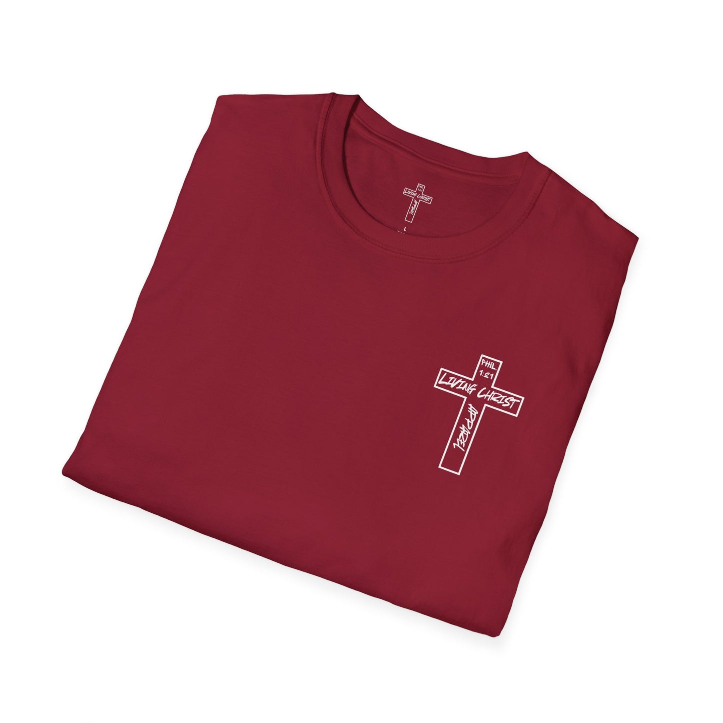 Living Christ Apparel Unisex T-Shirt Cross Logo