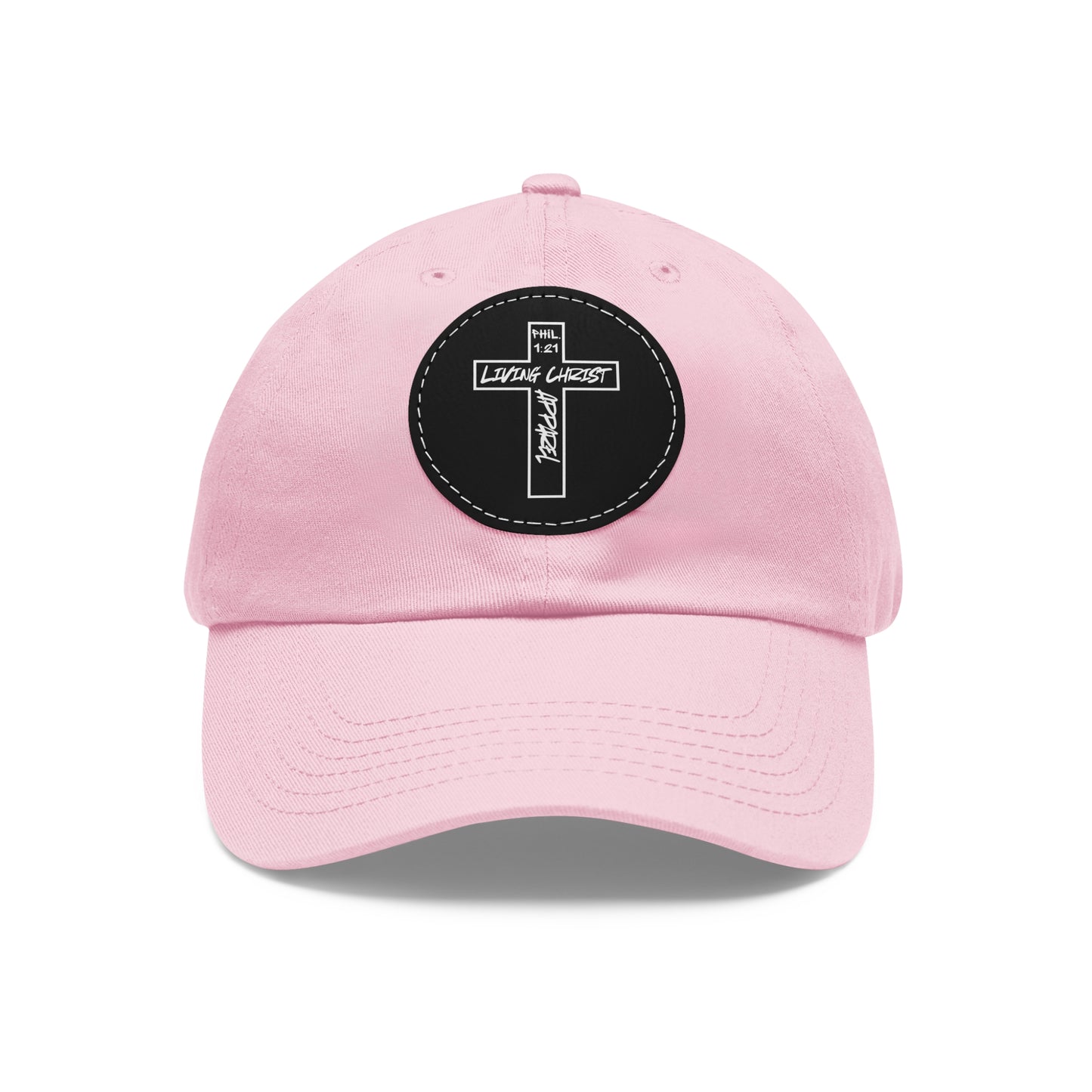 Living Christ Apparel Hat with Leather Patch