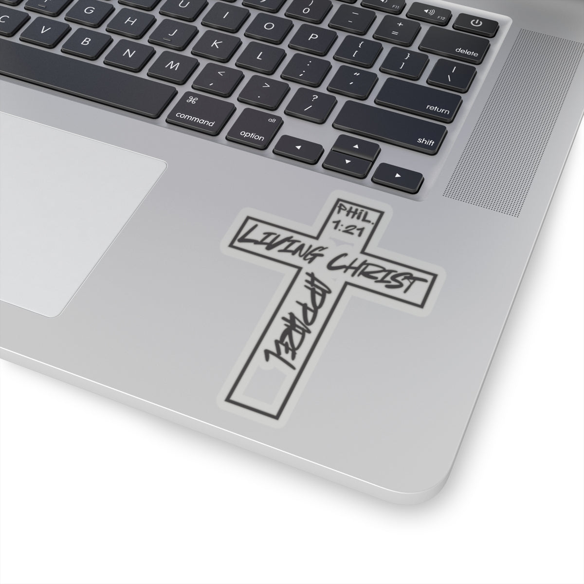 Living Christ Apparel Cross Logo Stickers