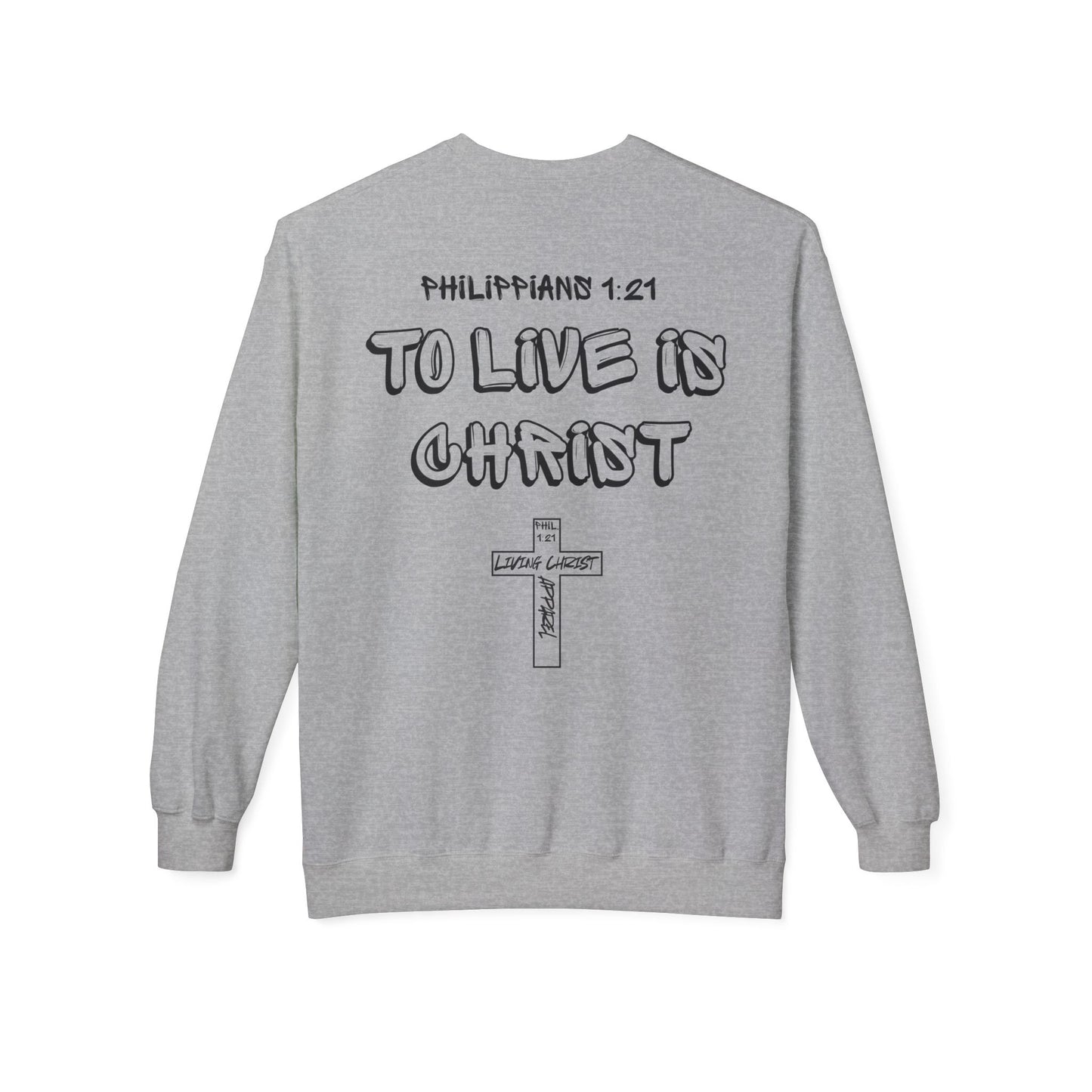 Living Christ Apparel Softstyle Fleece Crewneck Sweatshirt