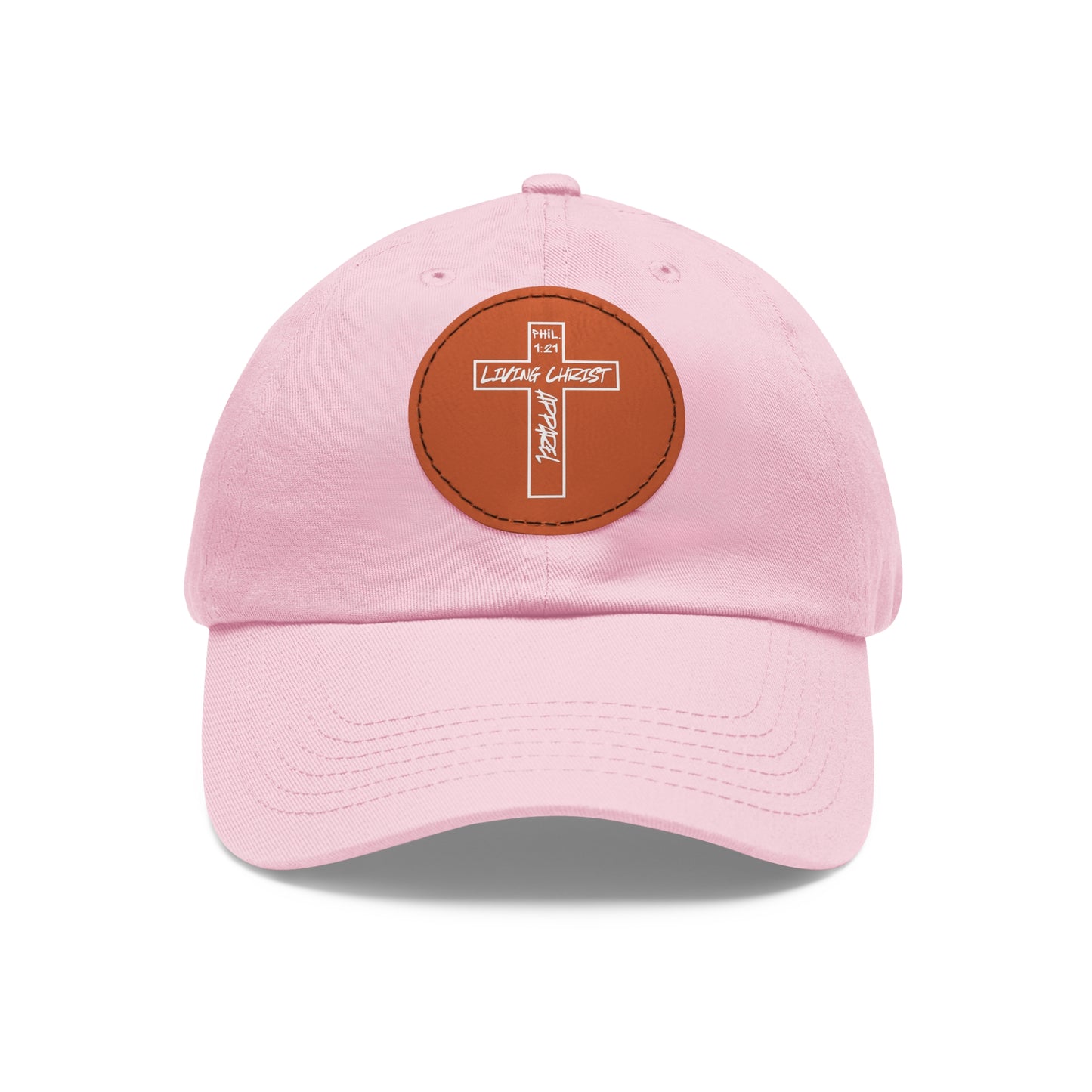 Living Christ Apparel Hat with Leather Patch