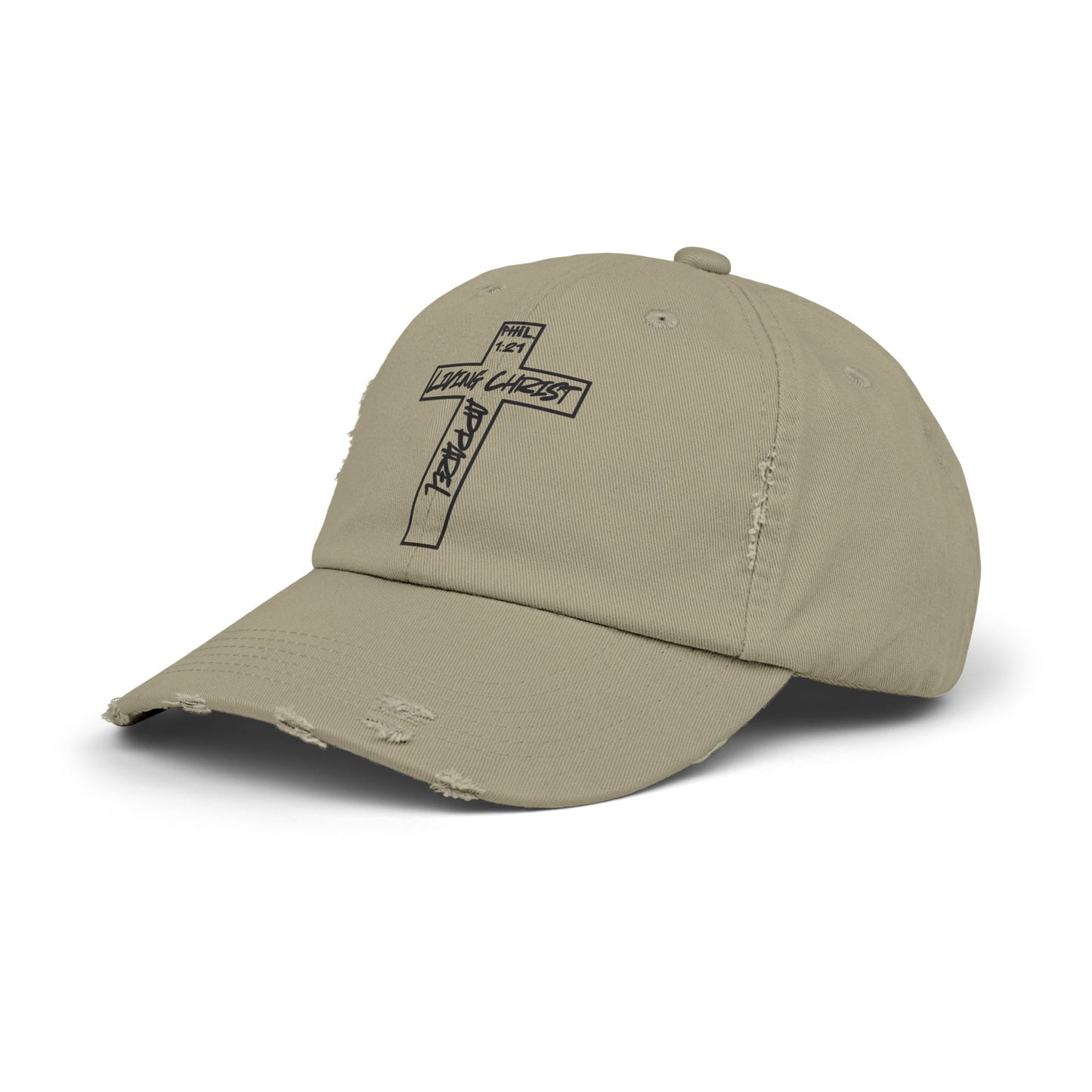 Living Christ Apparel Unisex Distressed Cap