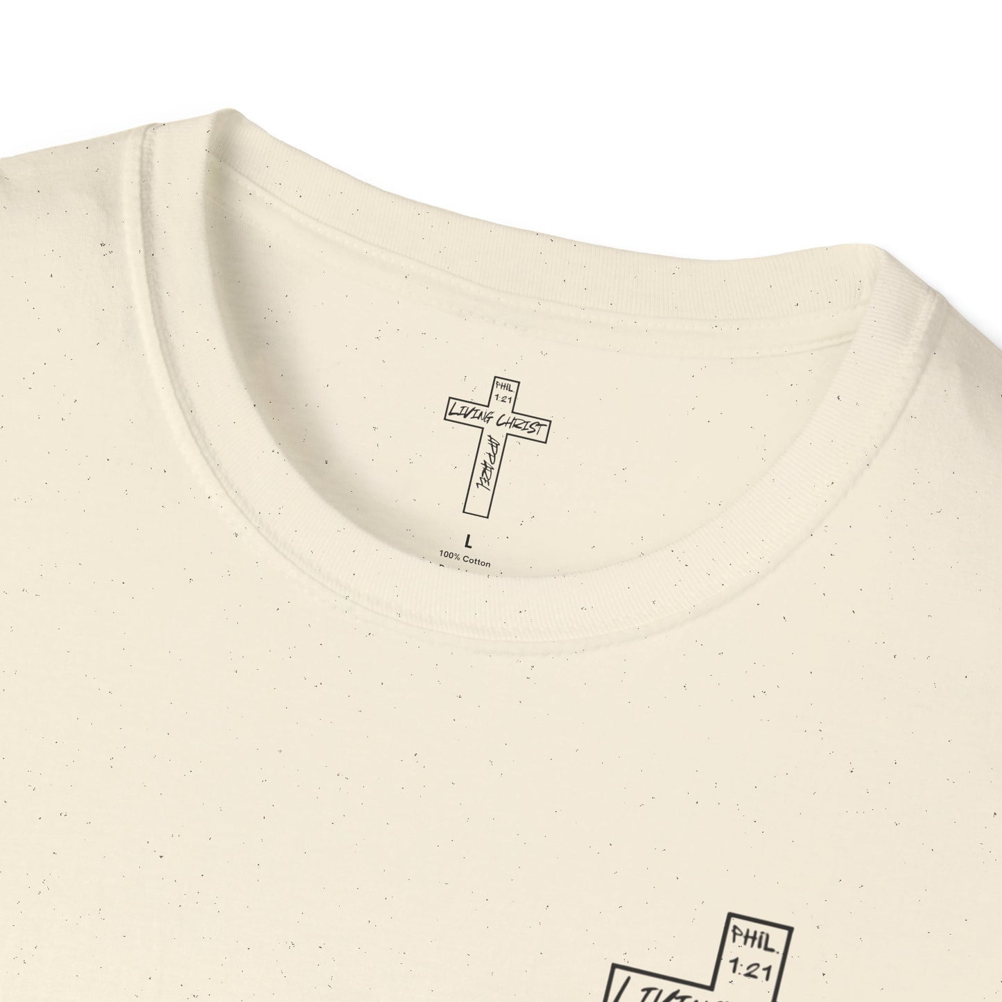 Living Christ Apparel Unisex T-Shirt Cross Logo