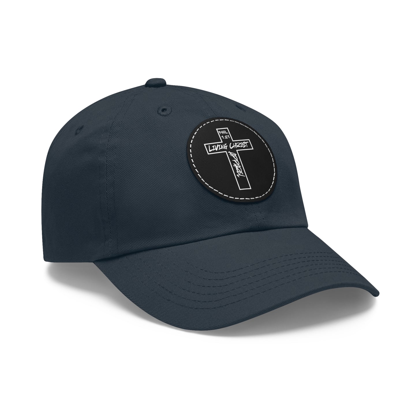 Living Christ Apparel Hat with Leather Patch