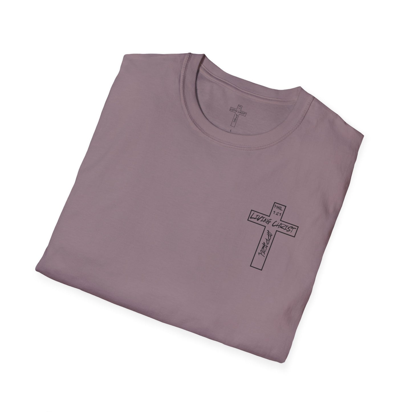 Living Christ Apparel Unisex T-Shirt Cross Logo