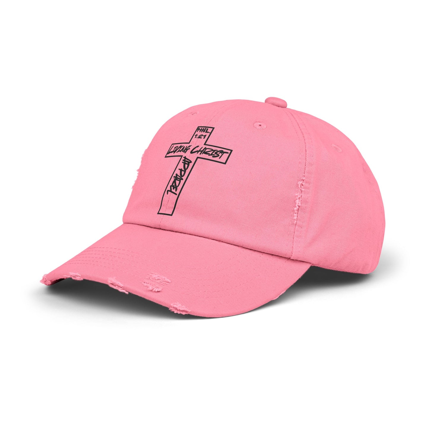 Living Christ Apparel Unisex Distressed Cap