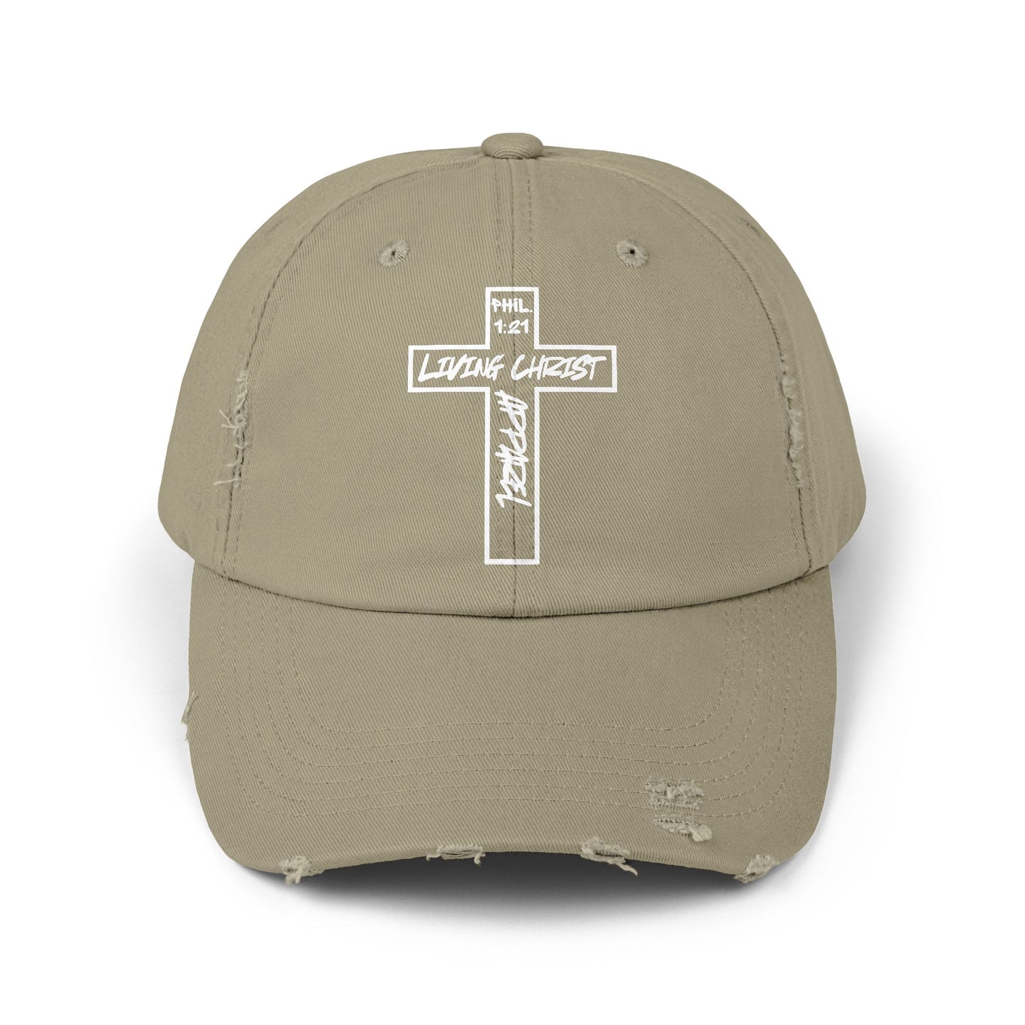 Living Christ Apparel Unisex Distressed Cap