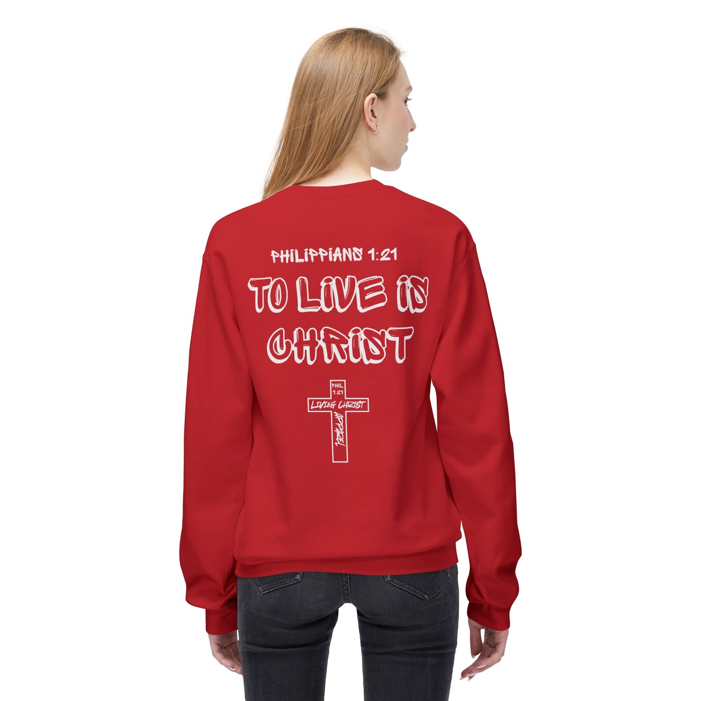 Jesus Loves You Most Living Christ Apparel Softstyle Fleece Crewneck Sweatshirt