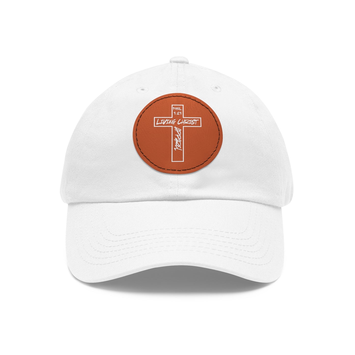 Living Christ Apparel Hat with Leather Patch