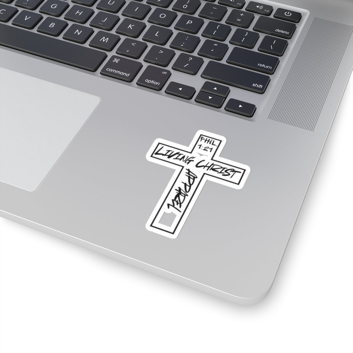 Living Christ Apparel Cross Logo Stickers