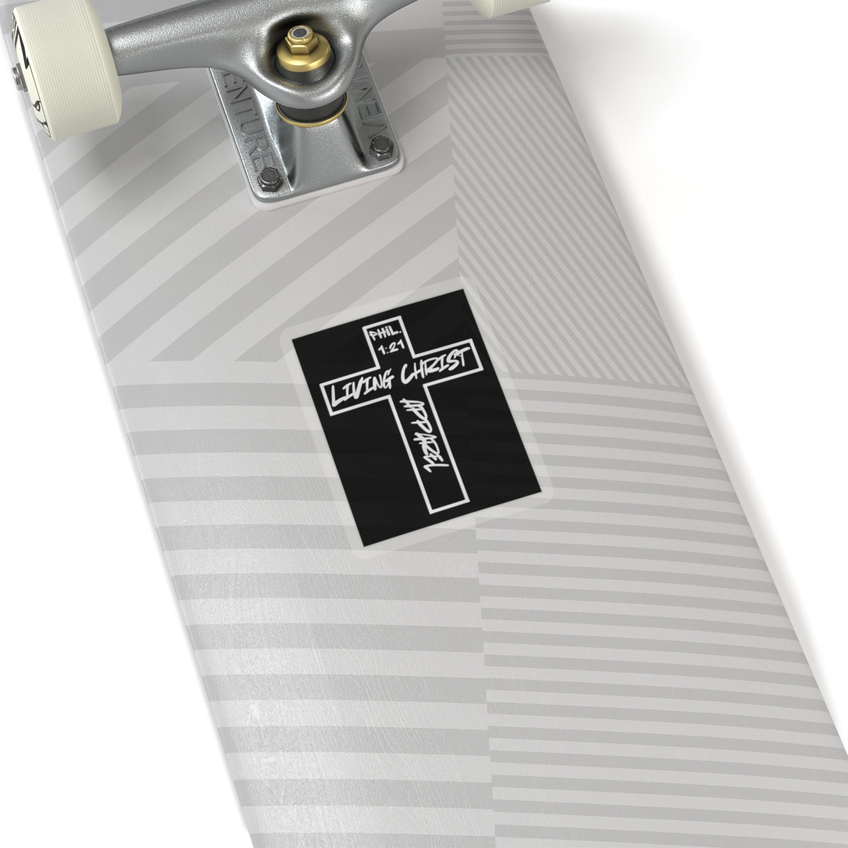 Living Christ Apparel Cross Logo Stickers