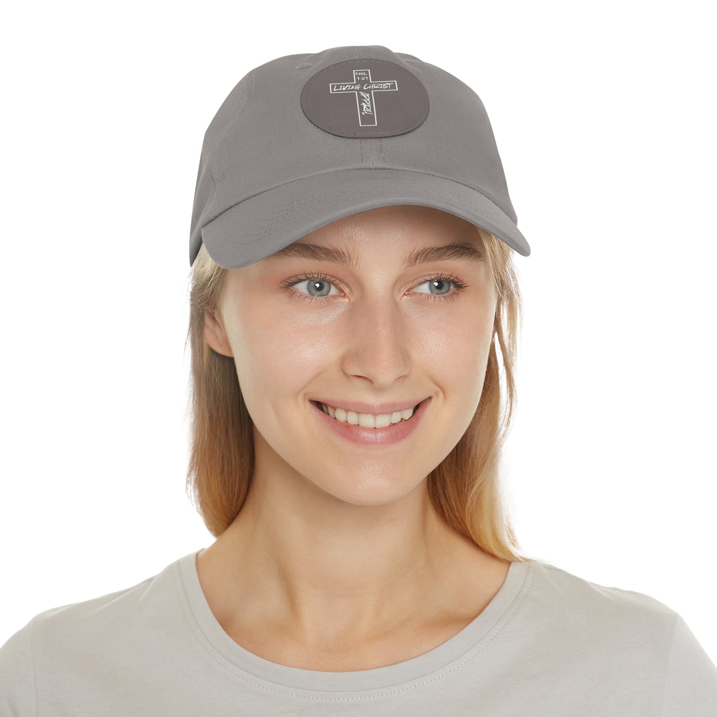 Living Christ Apparel Hat with Leather Patch