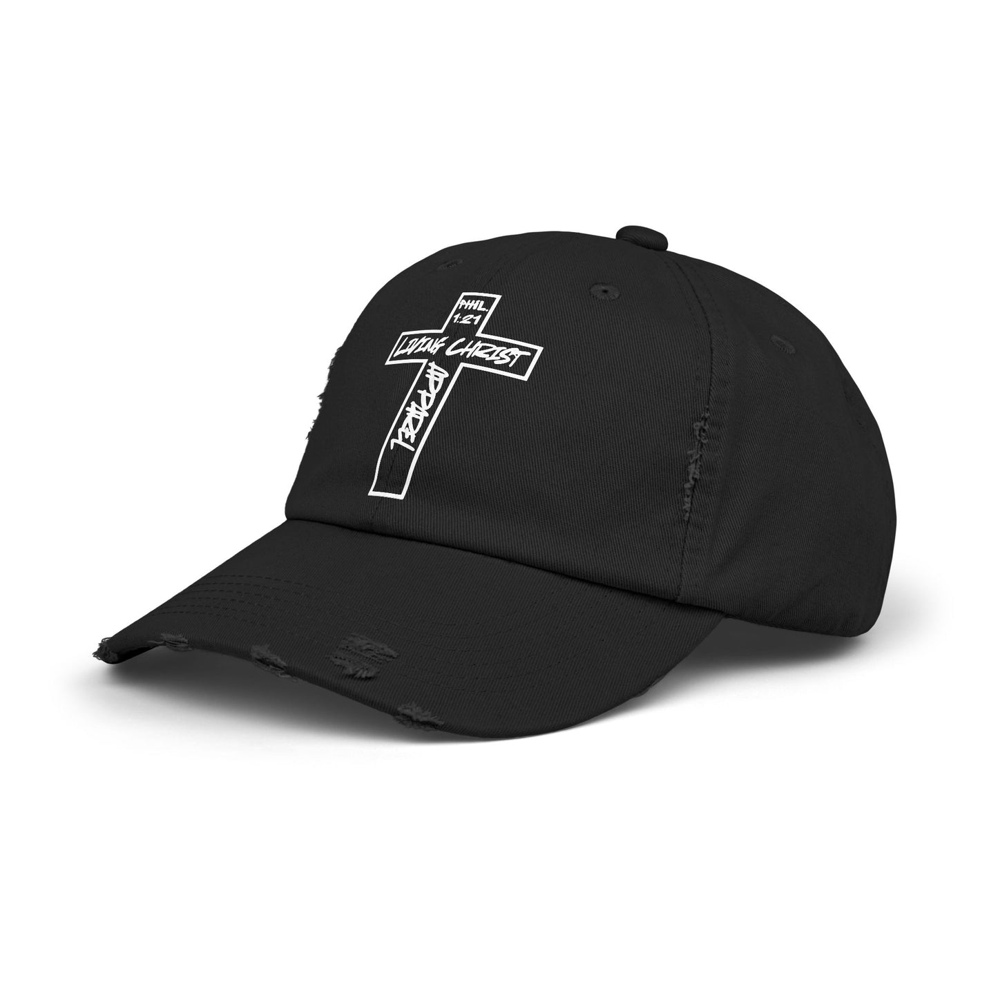 Living Christ Apparel Unisex Distressed Cap