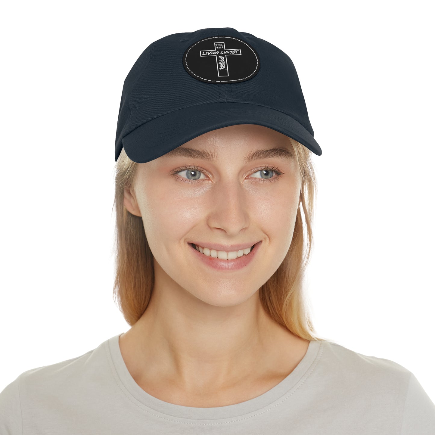 Living Christ Apparel Hat with Leather Patch