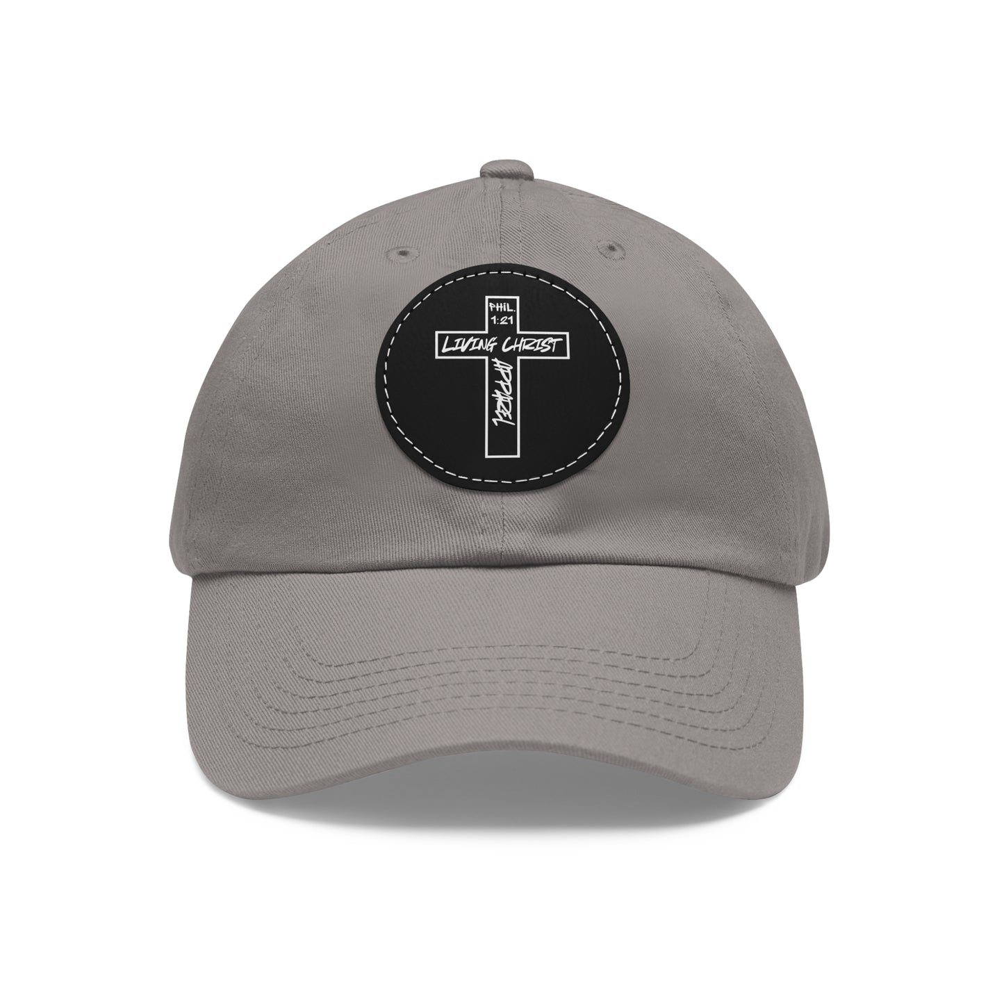 Living Christ Apparel Hat with Leather Patch