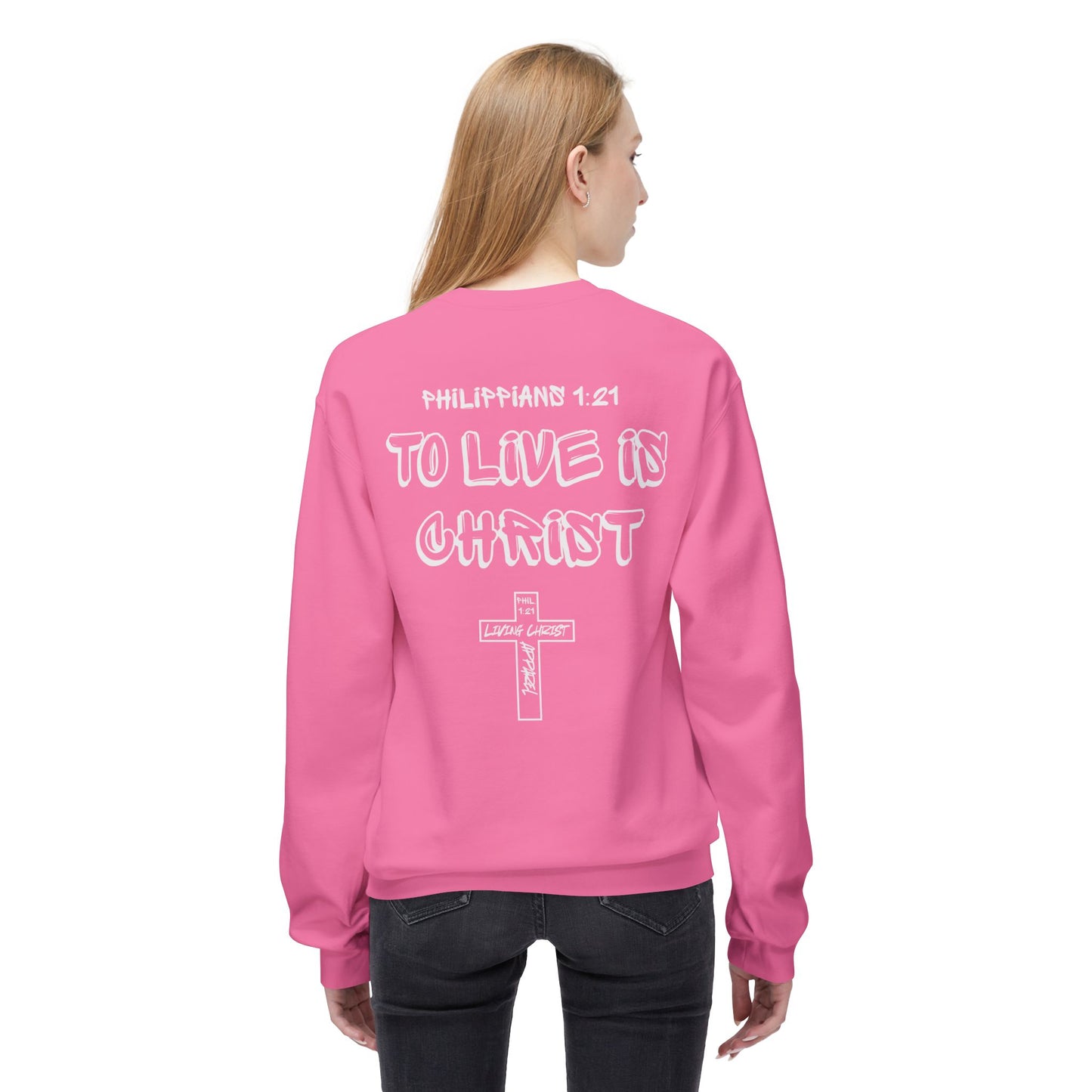 Living Christ Apparel Softstyle Fleece Crewneck Sweatshirt