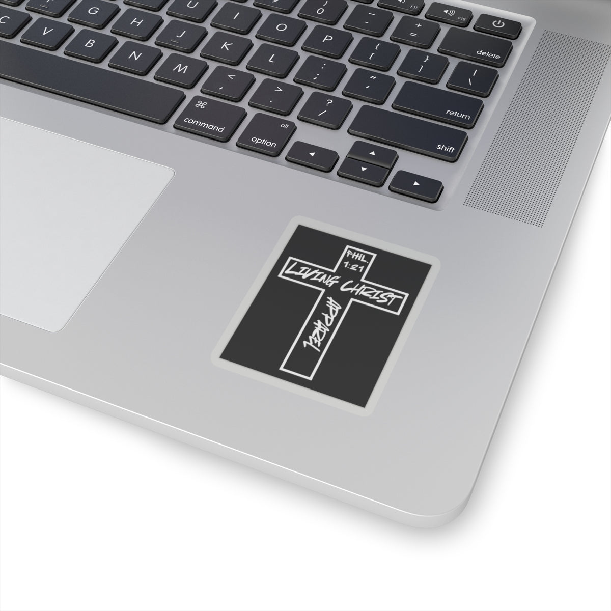 Living Christ Apparel Cross Logo Stickers