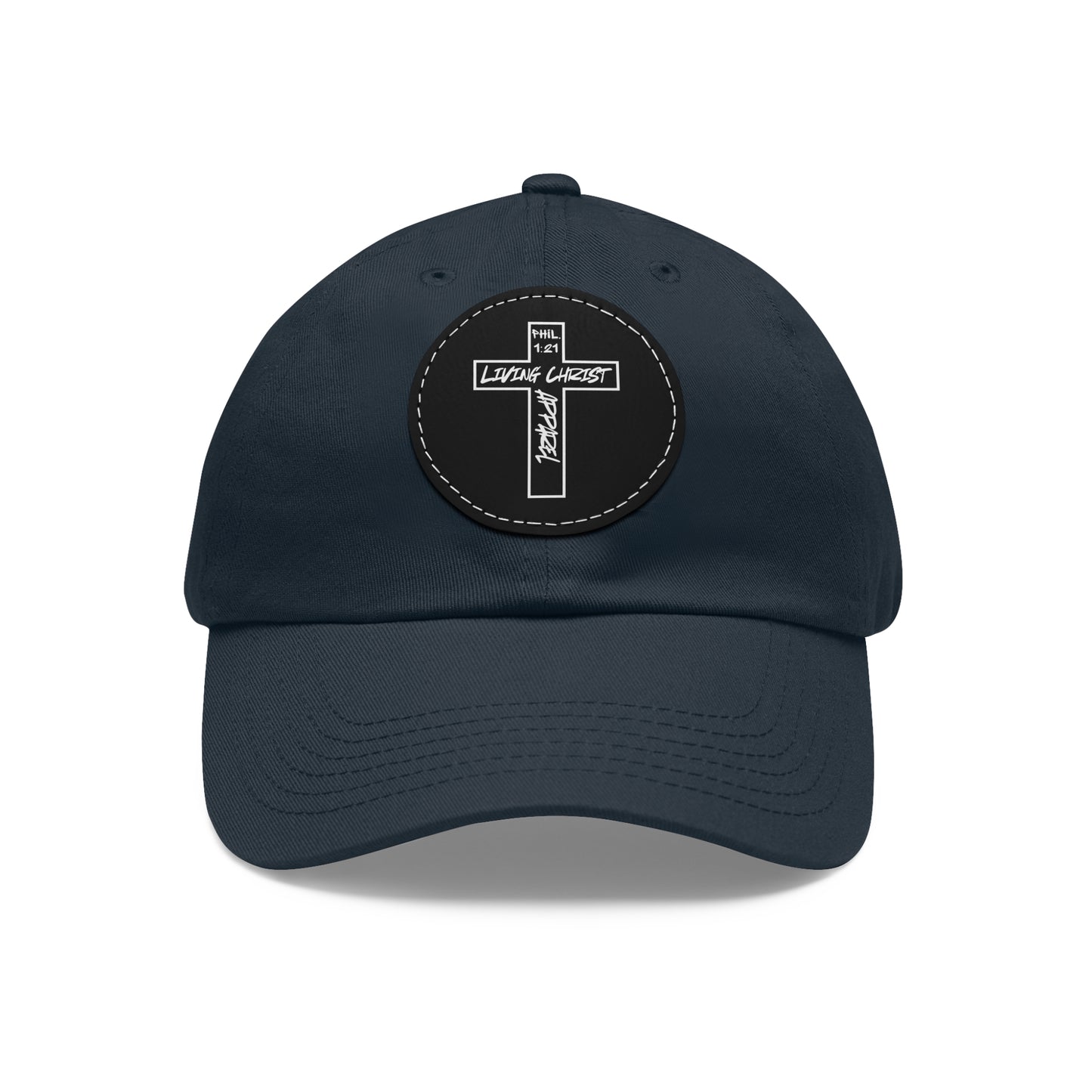 Living Christ Apparel Hat with Leather Patch