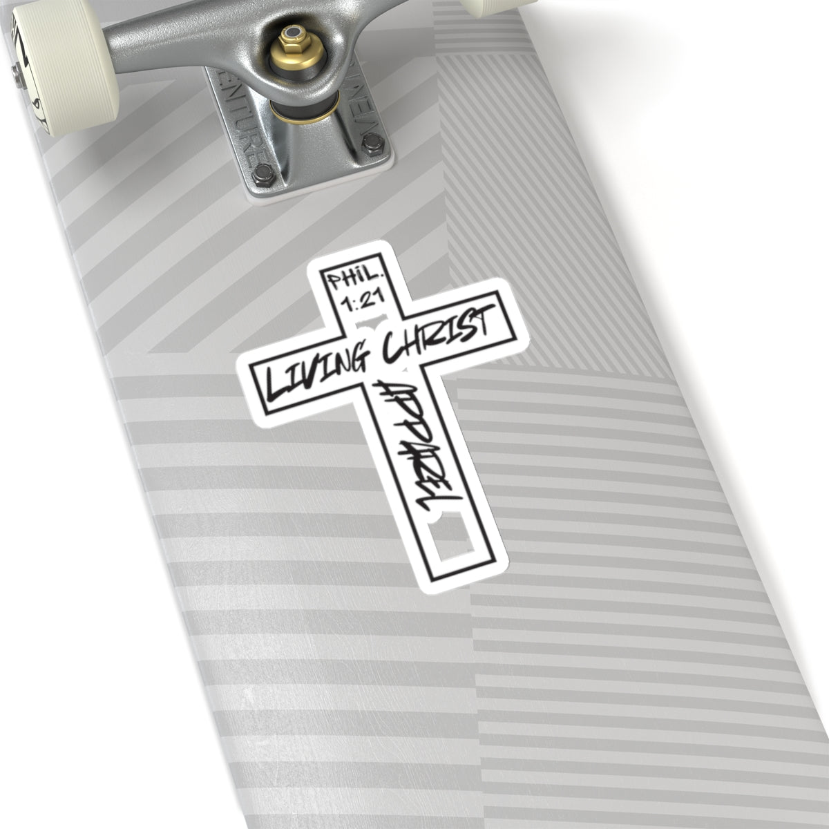 Living Christ Apparel Cross Logo Stickers