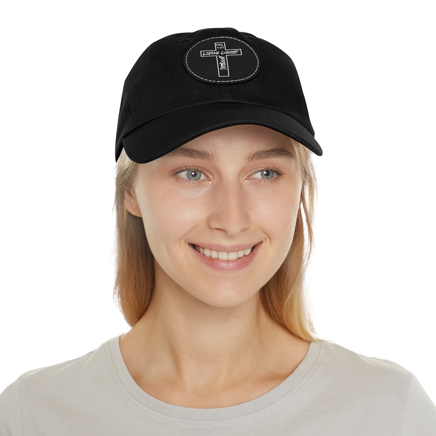 Living Christ Apparel Hat with Leather Patch