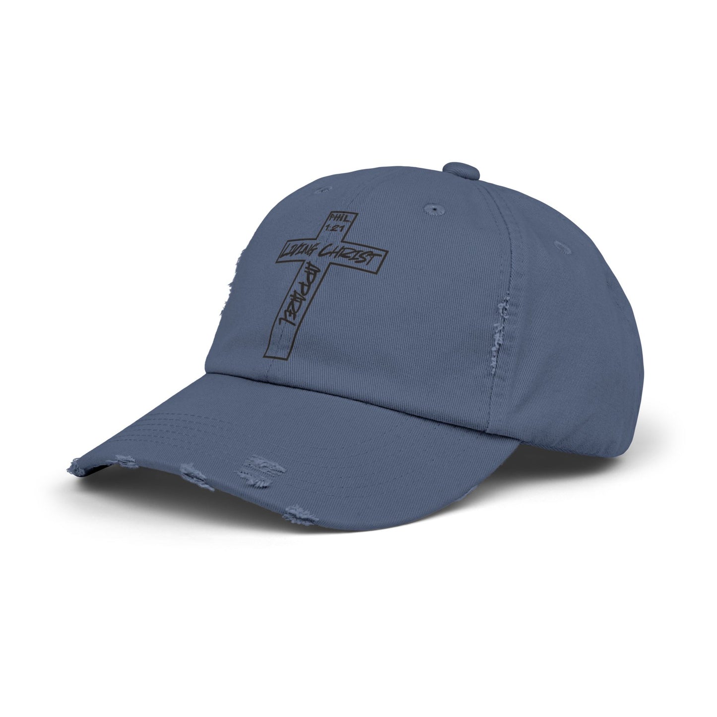 Living Christ Apparel Unisex Distressed Cap