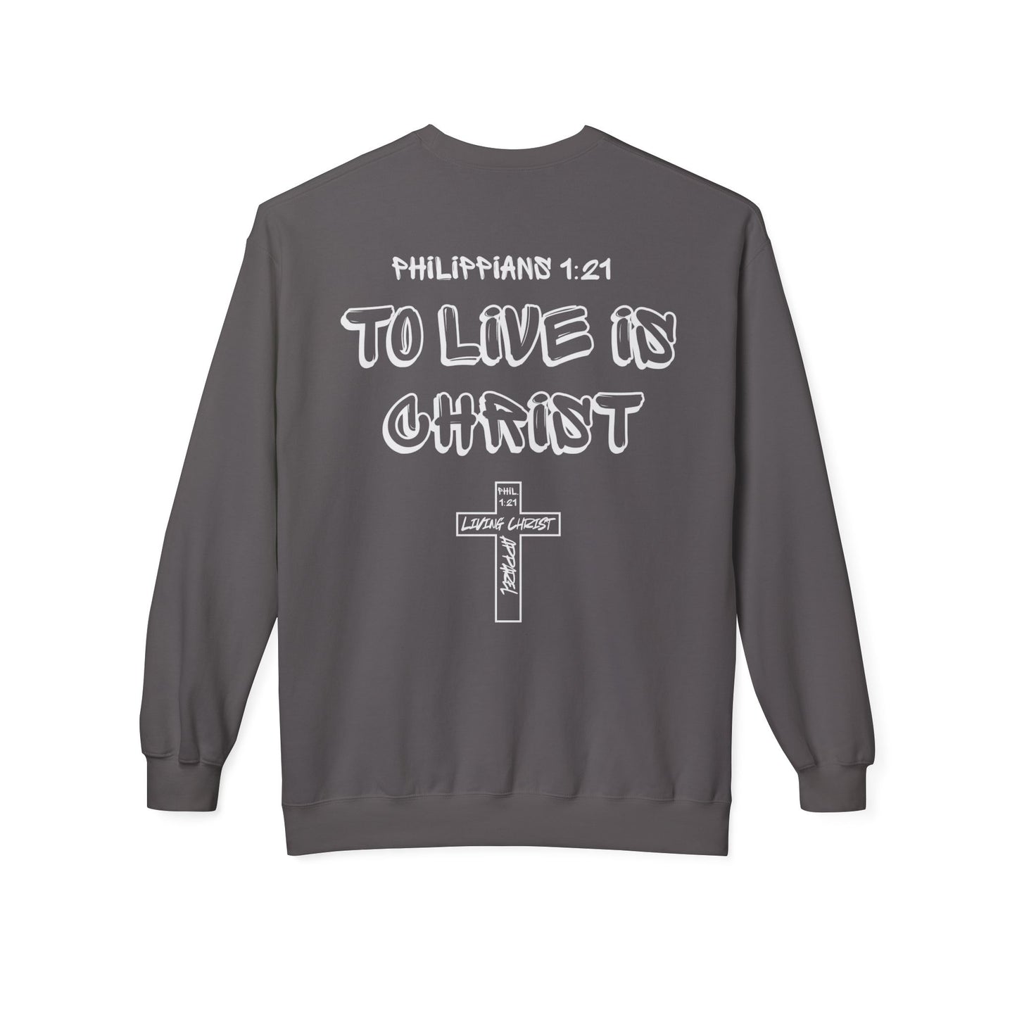 Living Christ Apparel Softstyle Fleece Crewneck Sweatshirt