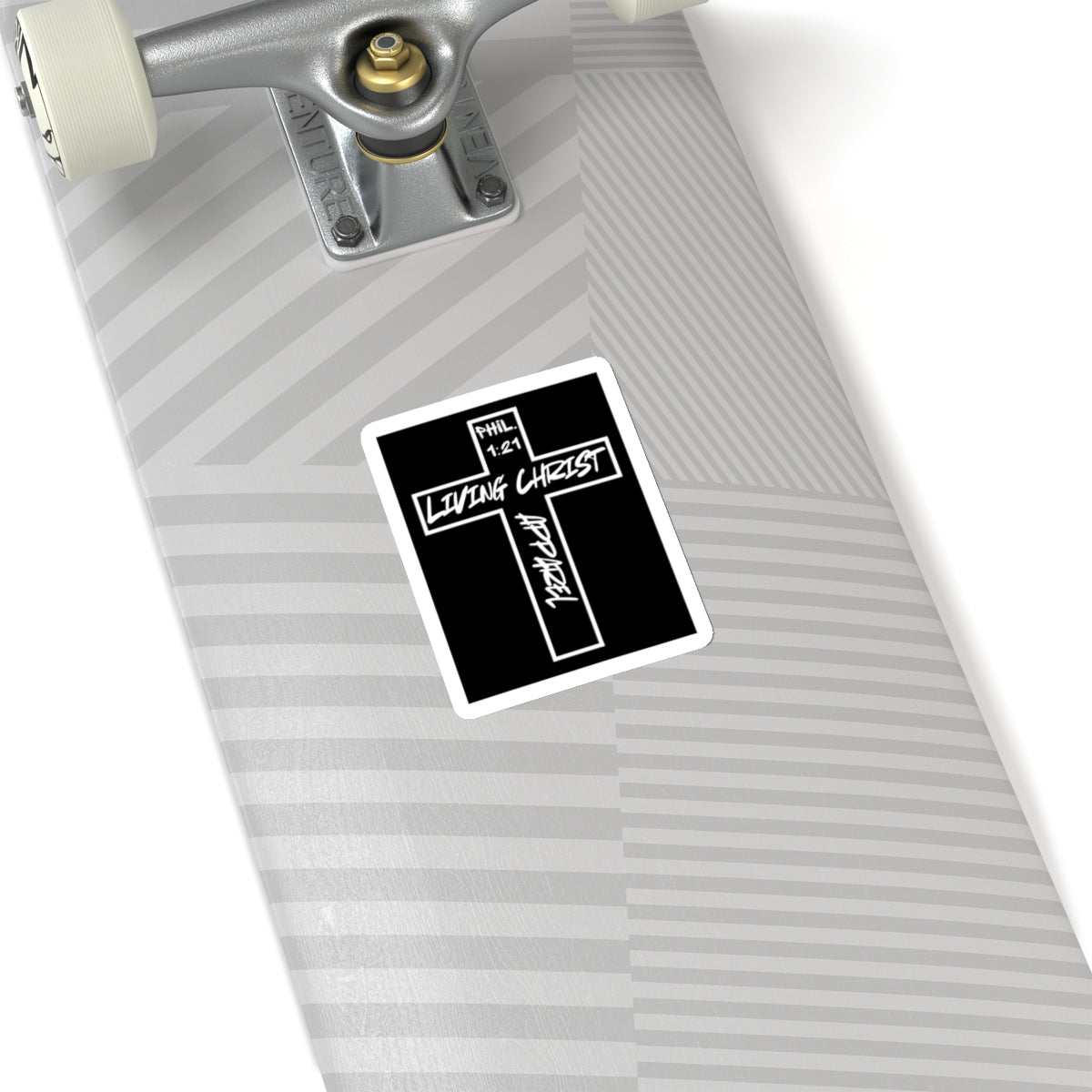 Living Christ Apparel Cross Logo Stickers