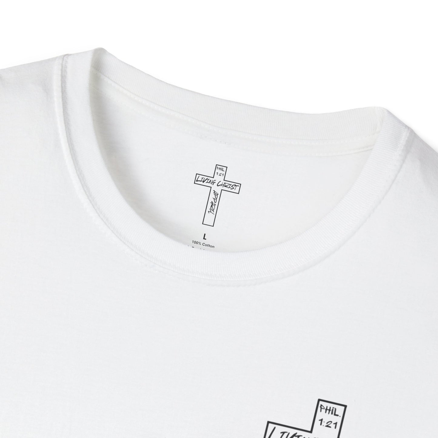 Living Christ Apparel Unisex T-Shirt Cross Logo