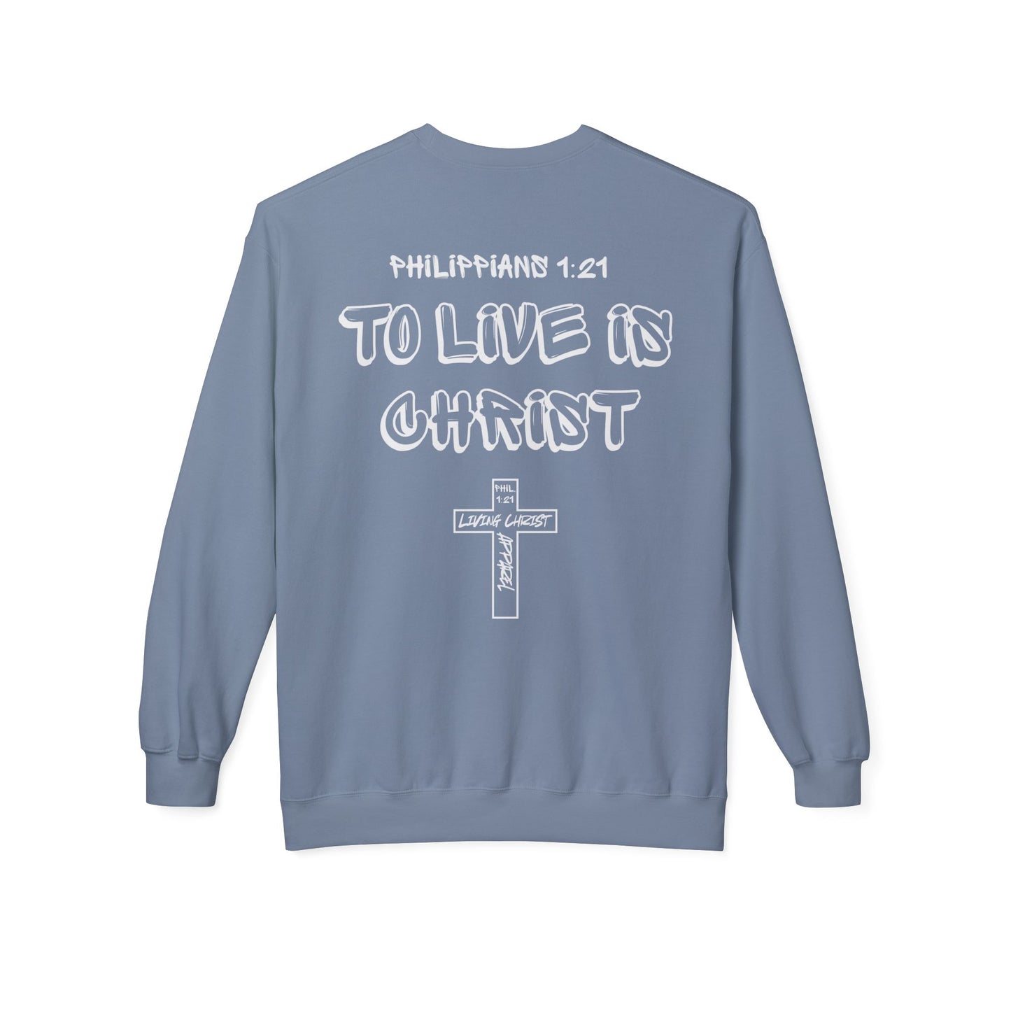 Living Christ Apparel Softstyle Fleece Crewneck Sweatshirt