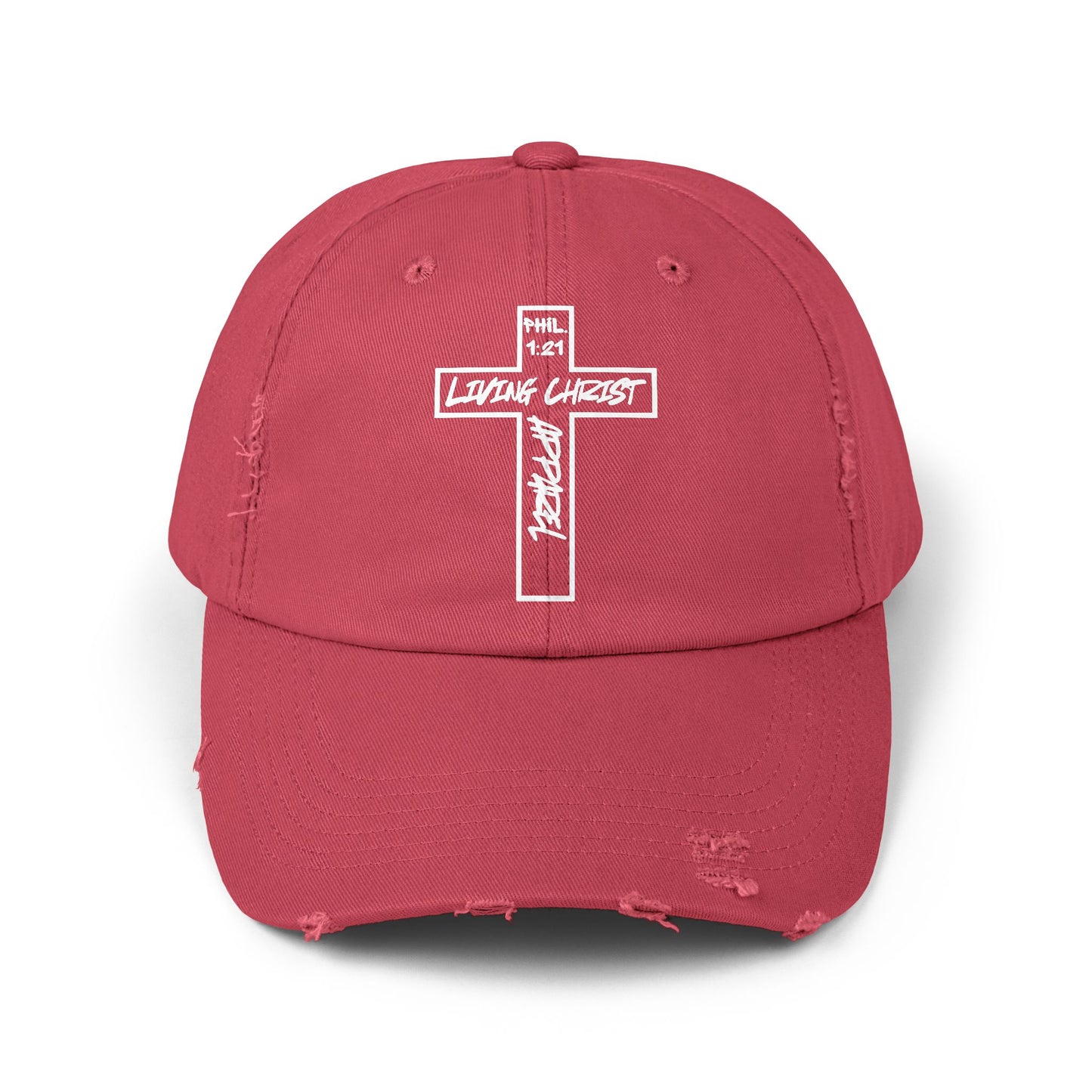 Living Christ Apparel Unisex Distressed Cap