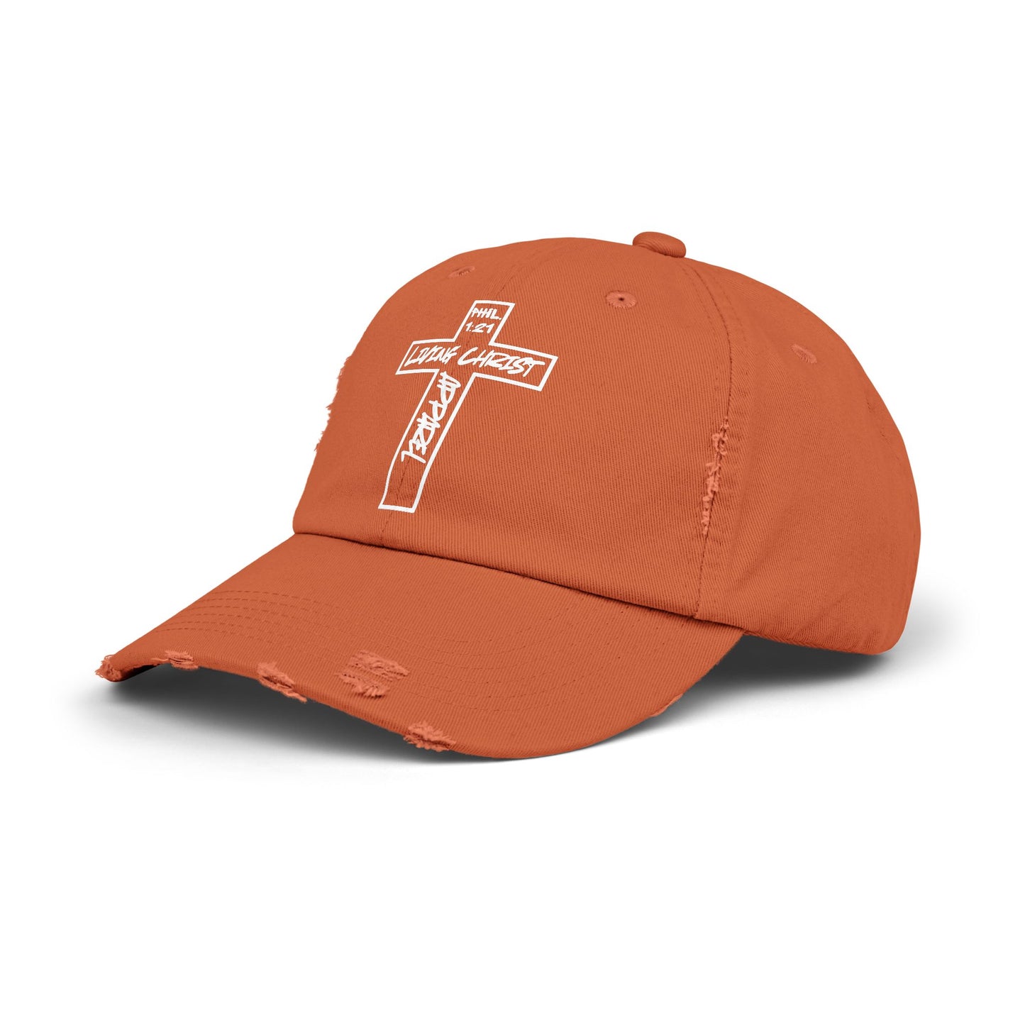 Living Christ Apparel Unisex Distressed Cap