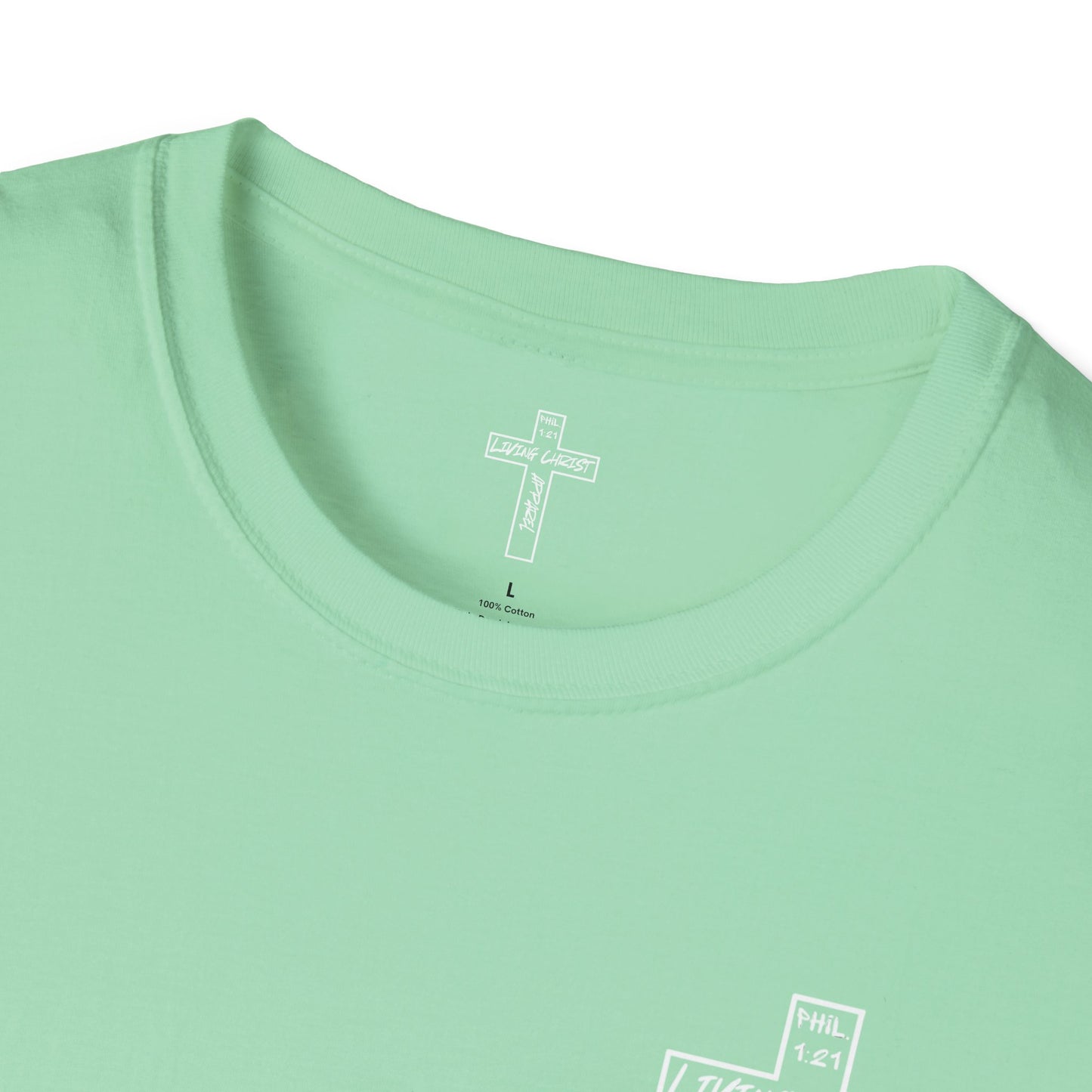 Living Christ Apparel Unisex T-Shirt Cross Logo