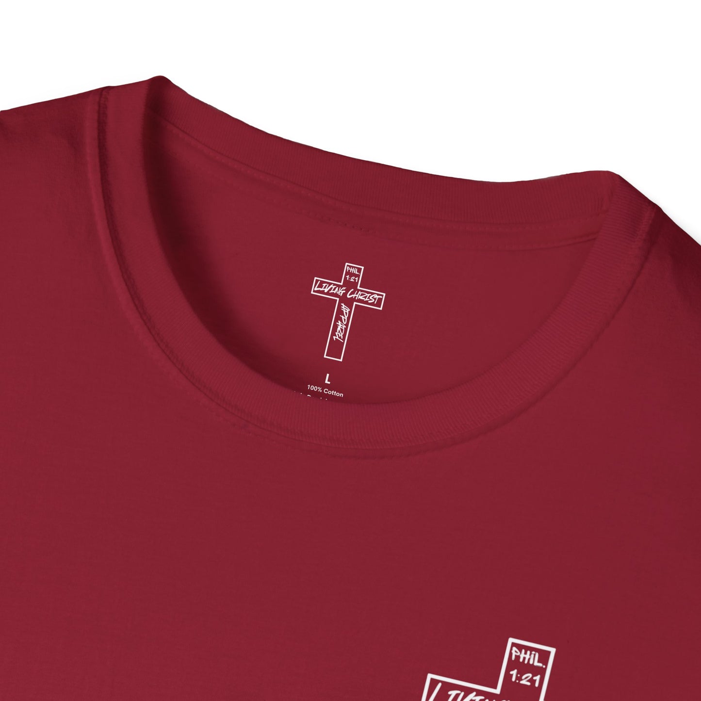 Living Christ Apparel Unisex T-Shirt Cross Logo