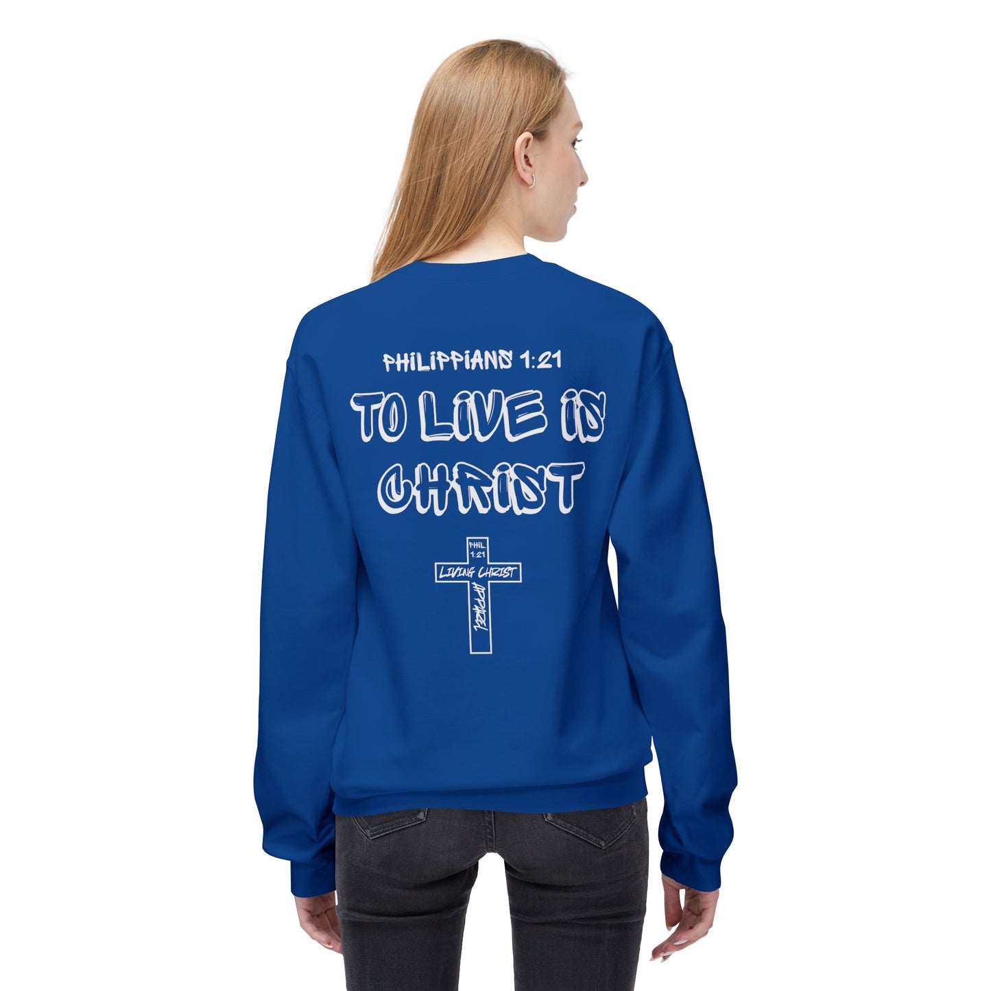 Living Christ Apparel Softstyle Fleece Crewneck Sweatshirt