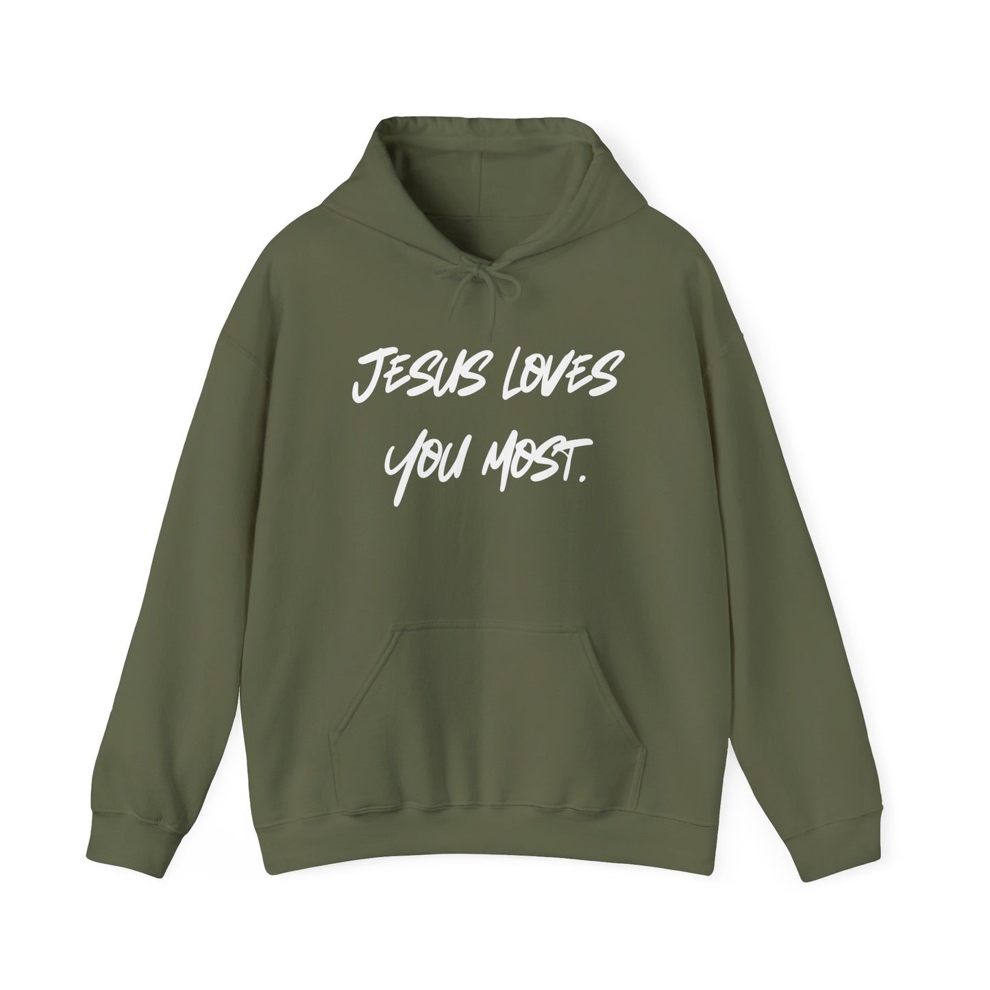 Jesus Loves You Most Living Christ Apparel Hoodie