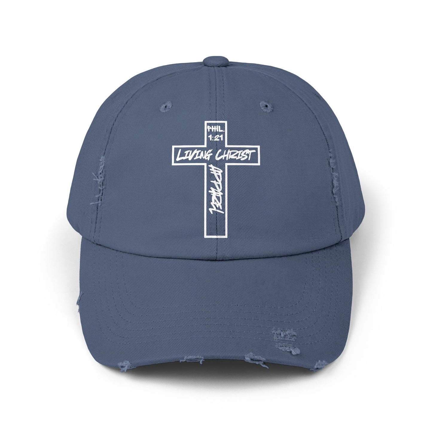 Living Christ Apparel Unisex Distressed Cap