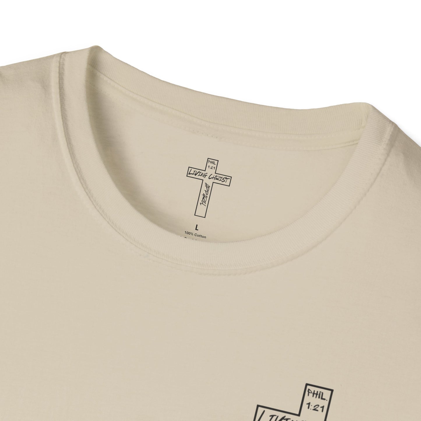 Living Christ Apparel Unisex T-Shirt Cross Logo