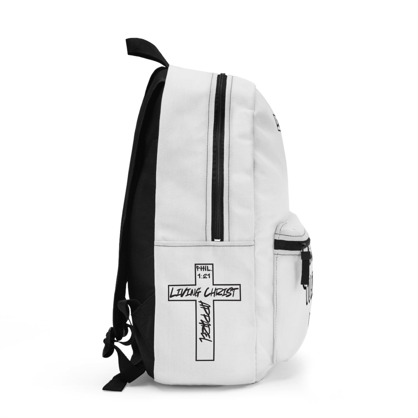 Living Christ Apparel Backpack (White)