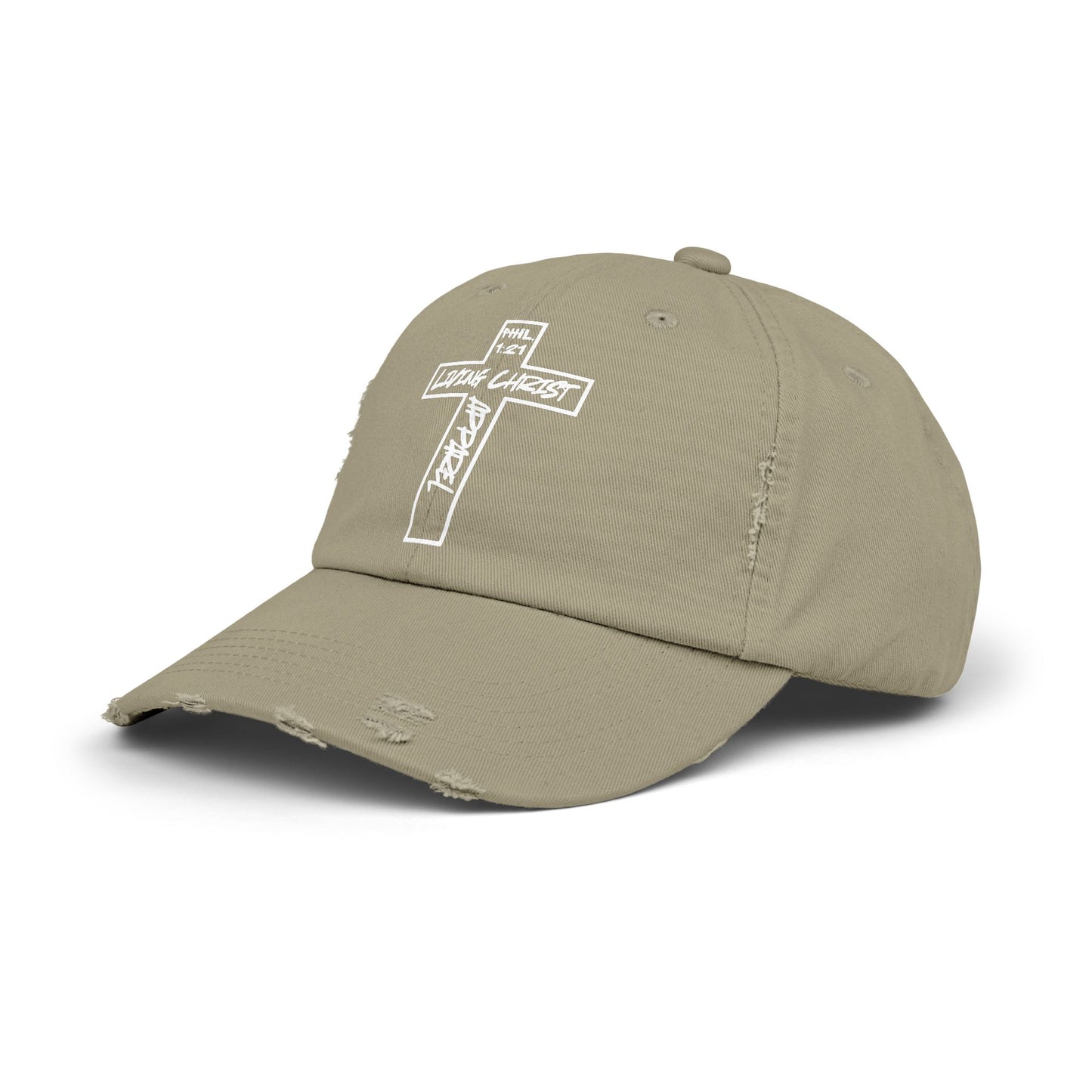 Living Christ Apparel Unisex Distressed Cap