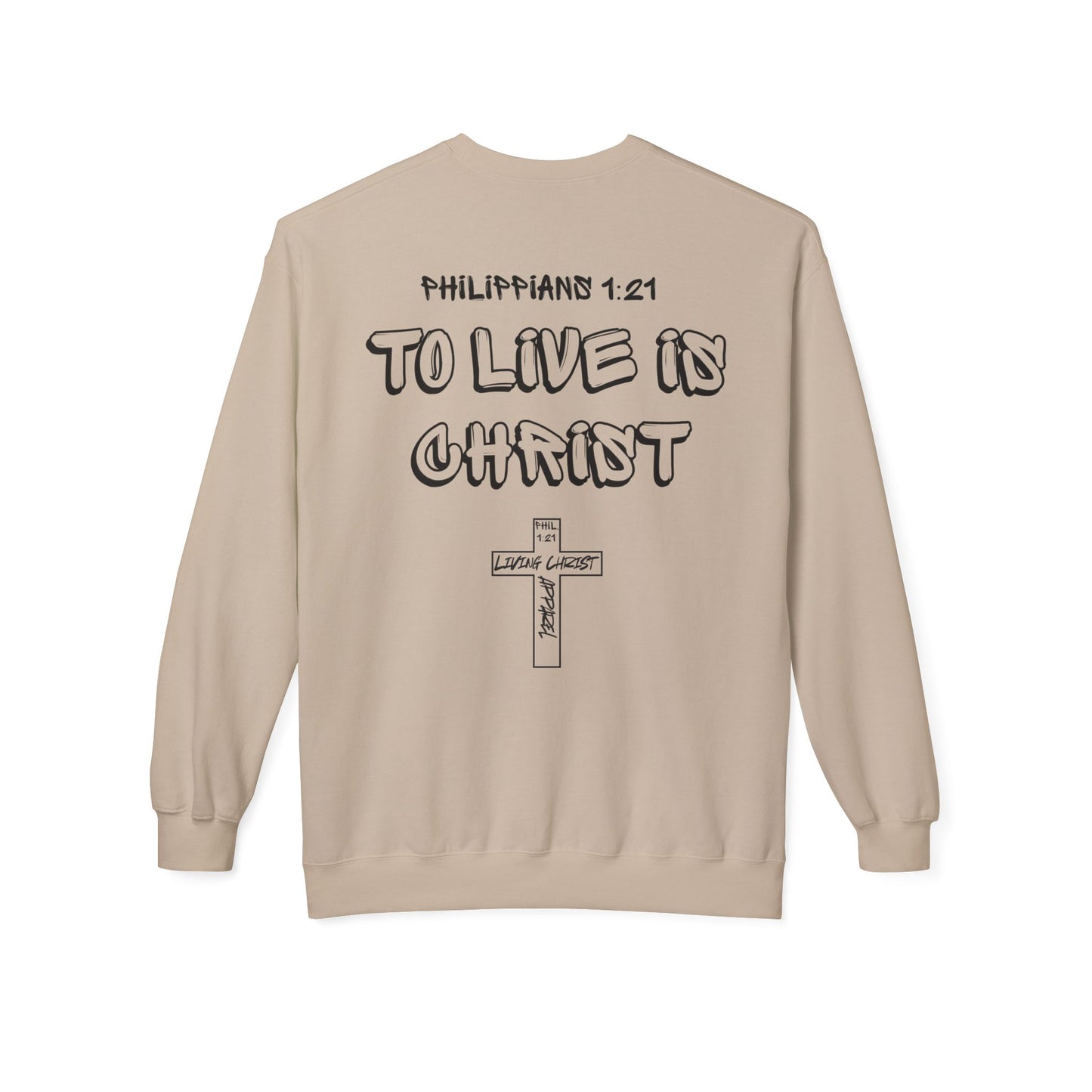 Living Christ Apparel Softstyle Fleece Crewneck Sweatshirt