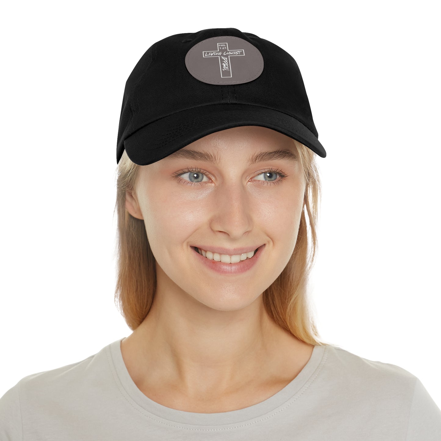 Living Christ Apparel Hat with Leather Patch