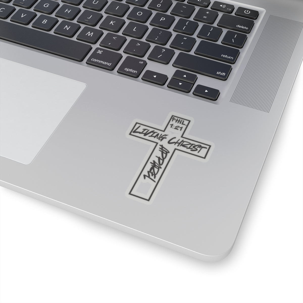 Living Christ Apparel Cross Logo Stickers