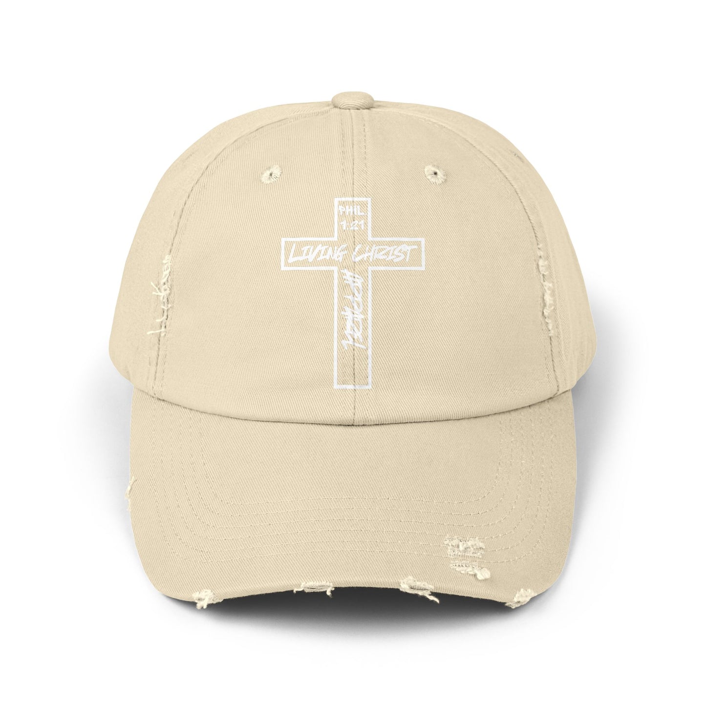 Living Christ Apparel Unisex Distressed Cap