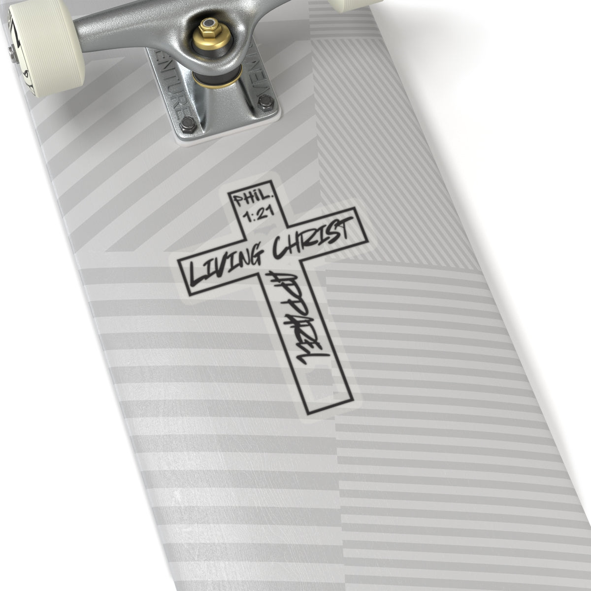 Living Christ Apparel Cross Logo Stickers