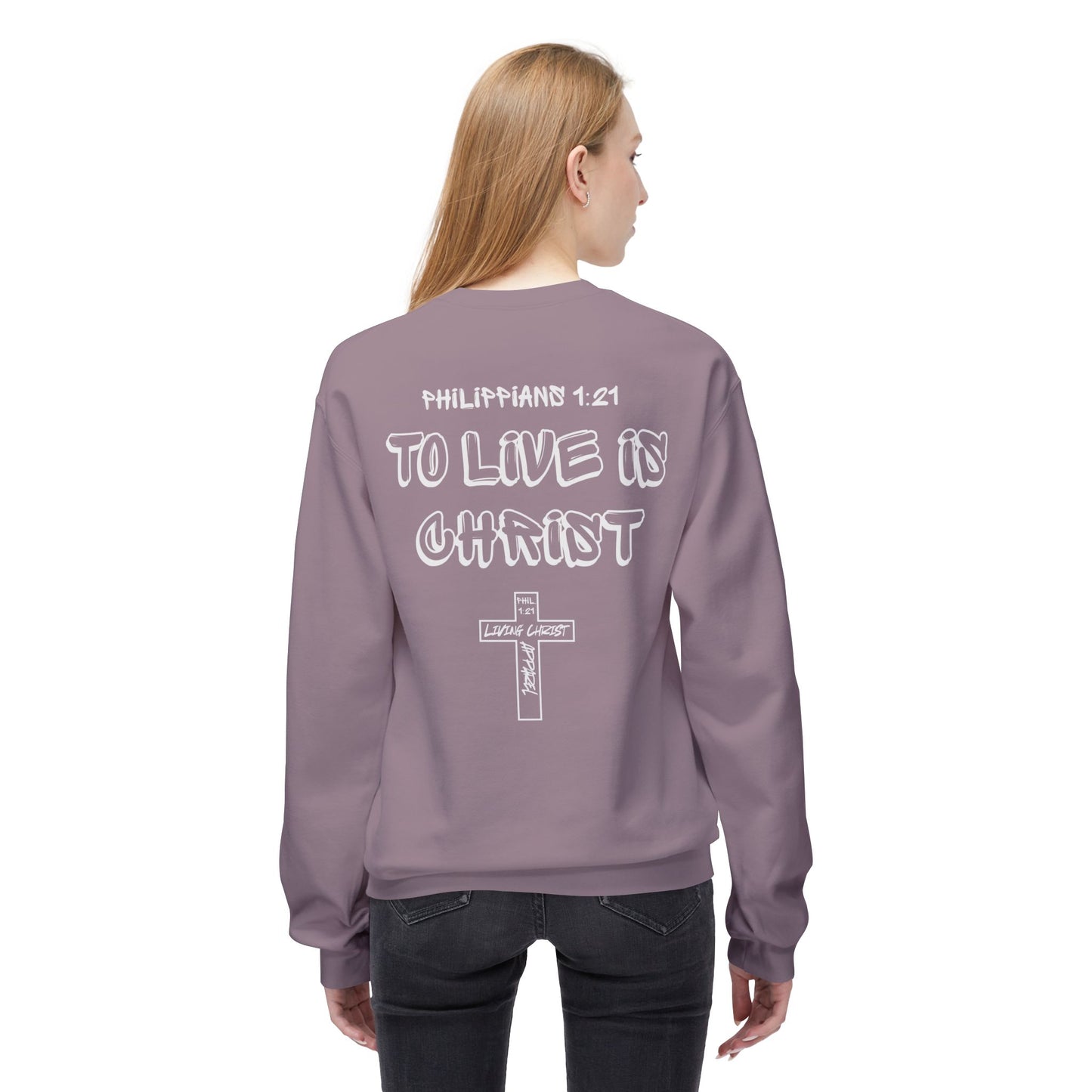 Living Christ Apparel Softstyle Fleece Crewneck Sweatshirt